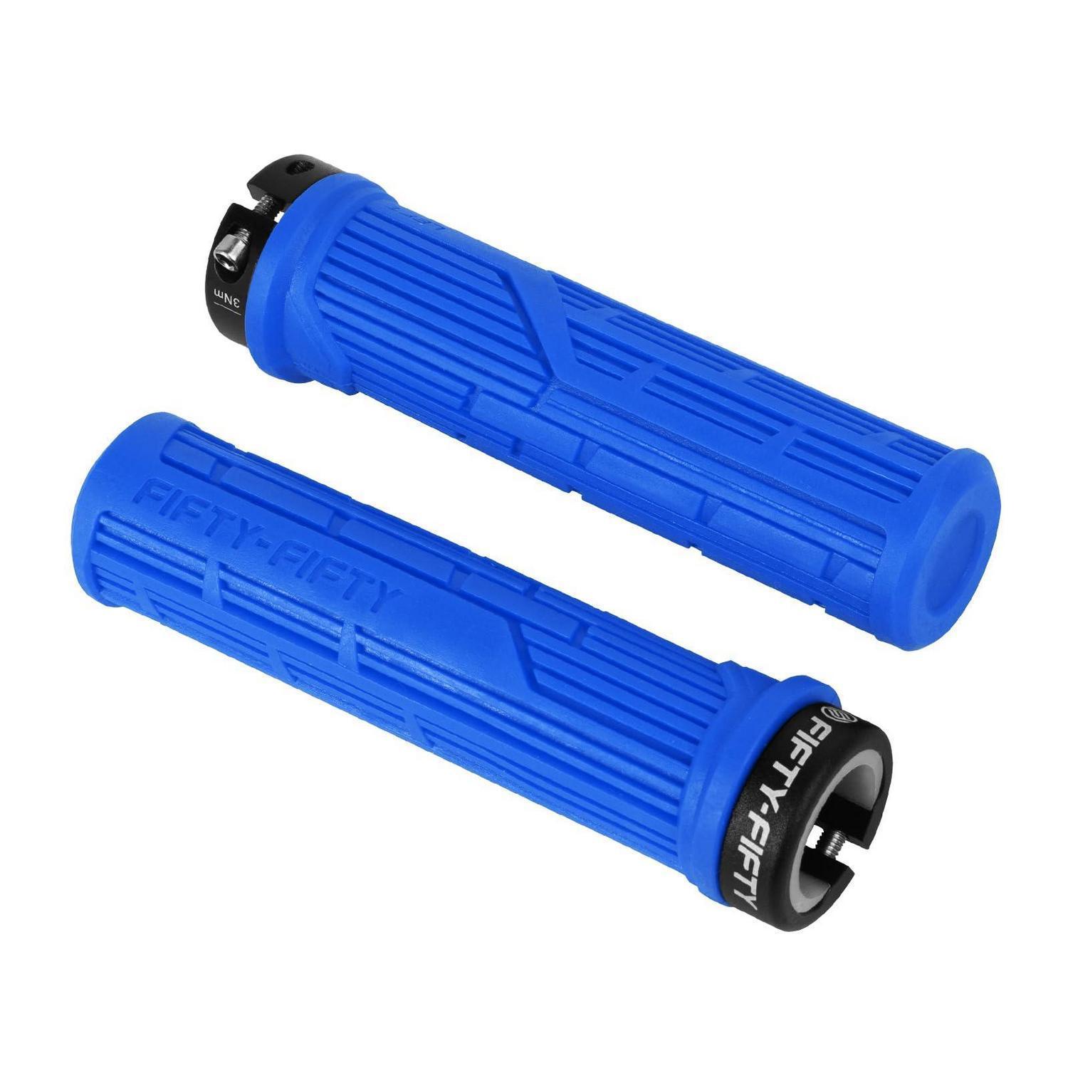 Fahrradgriffe Mountainbike Lock-on Weich Rutschfest Blau