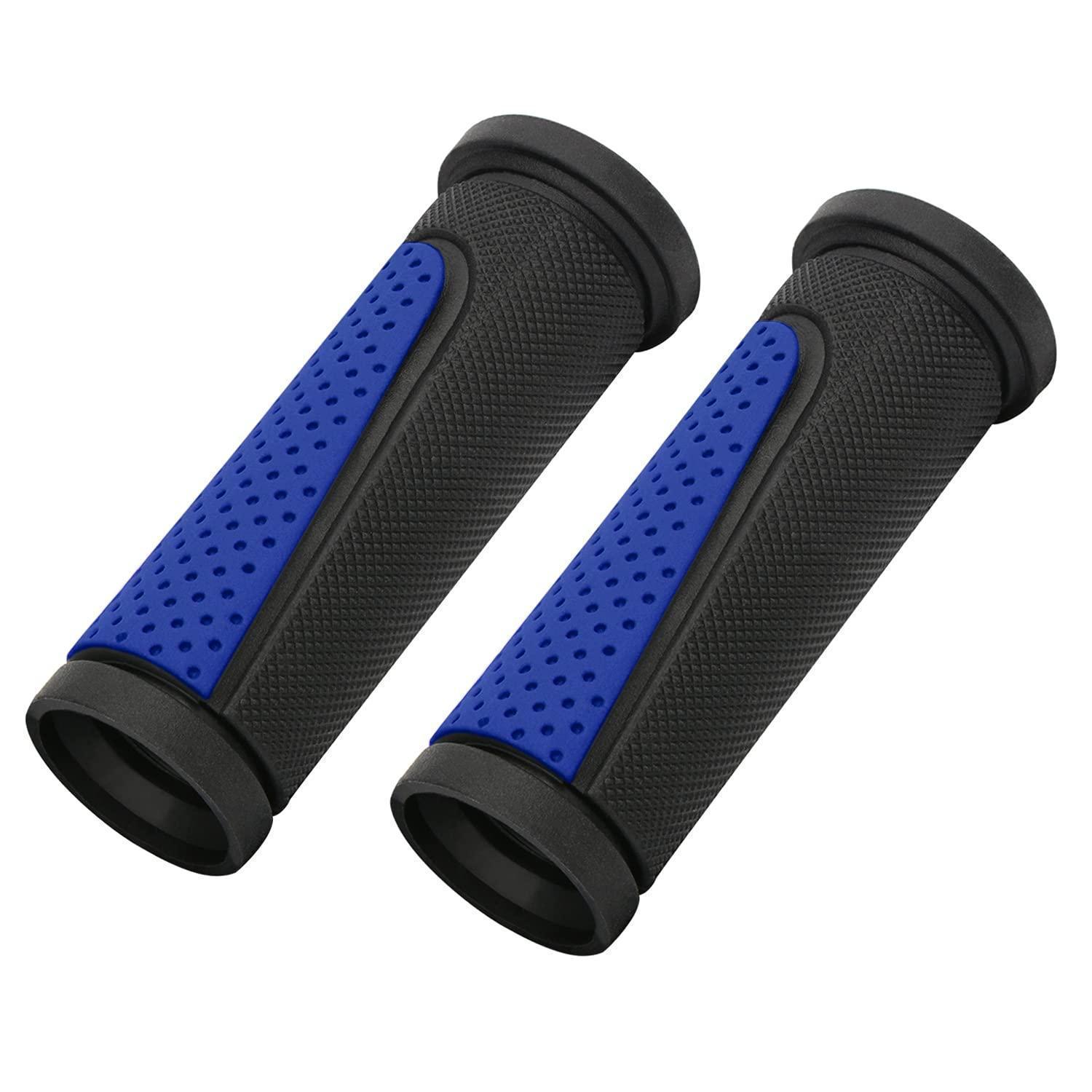 Fahrradgriffe Kurz Rutschfest Ergonomisch 90mm Dunkelblau 1 Paar
