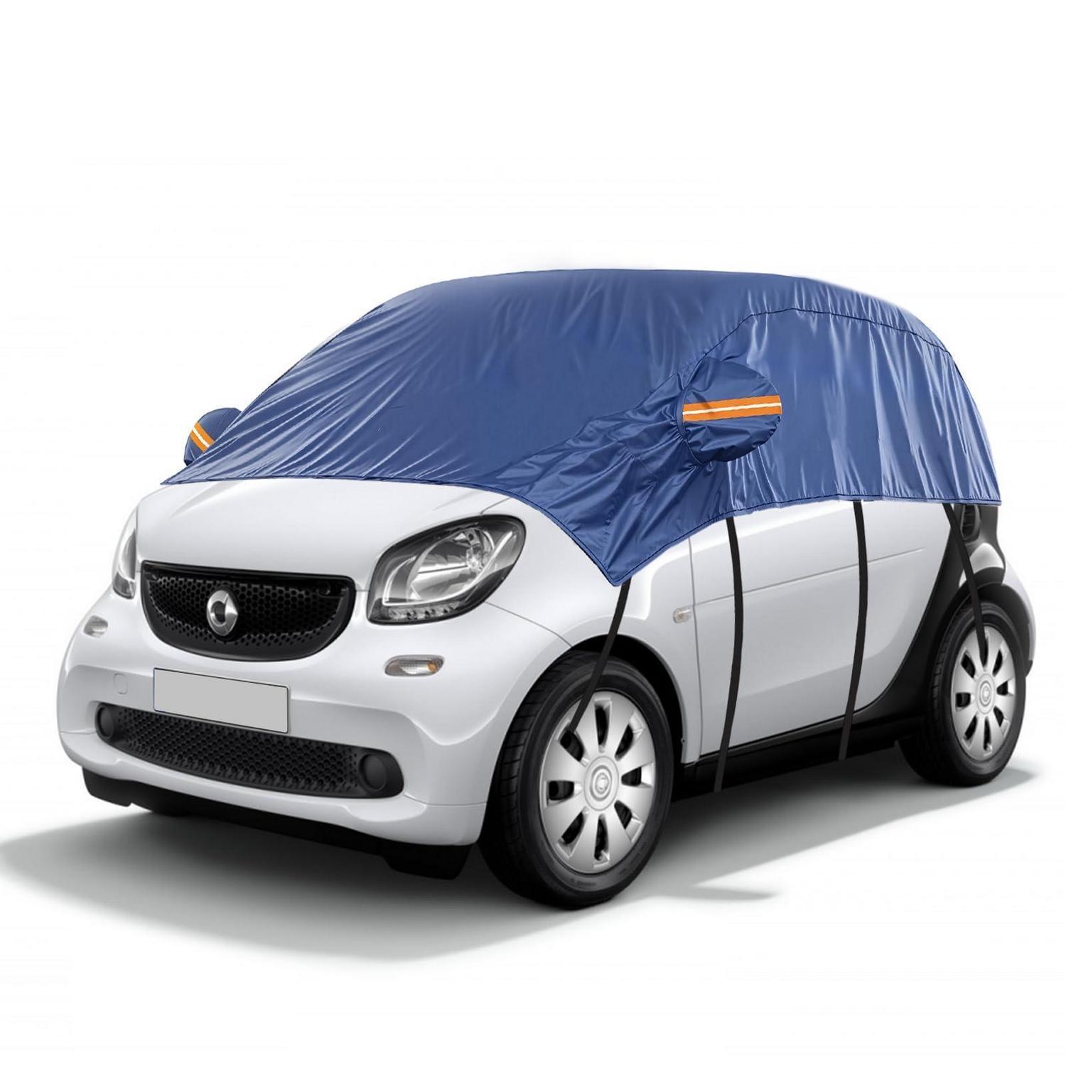 Halbgarage Für Smart Fortwo 2006-2025, 10-lagig, Wasserdicht, Atmungsaktiv