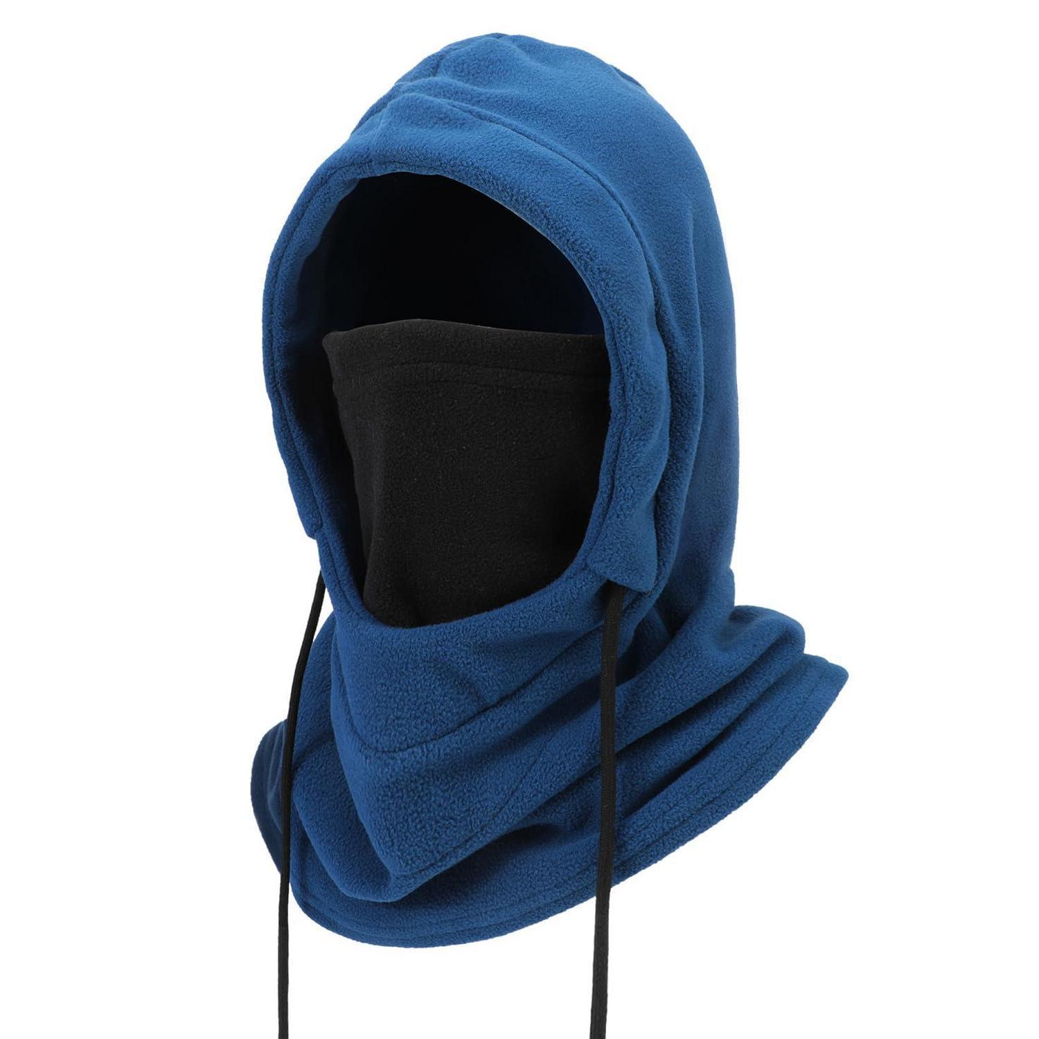 Thermo Fleece Sturmhaube Winddicht Mit Verstellbarer Kapuze Für Damen Und Herren