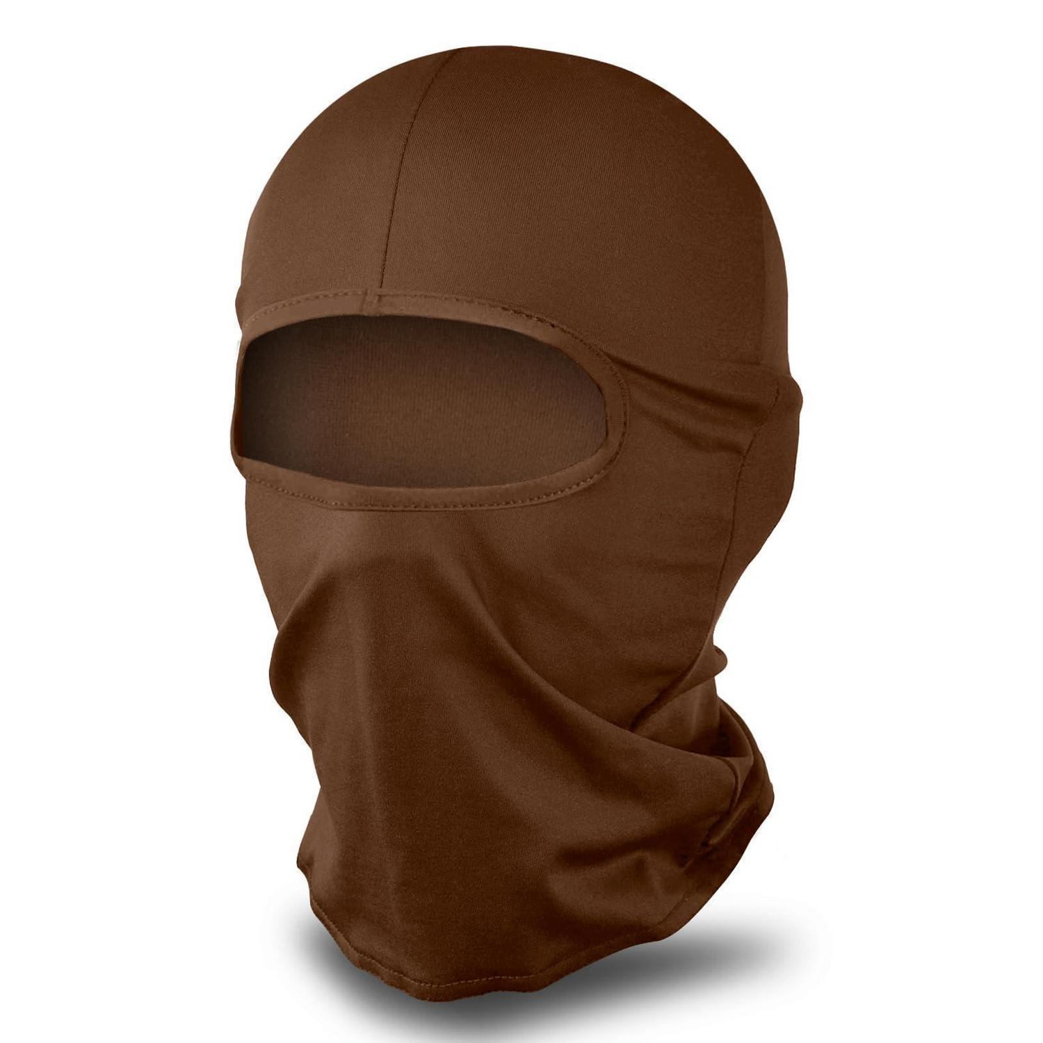 Sturmhaube Braun Uv-schutz Winddicht Für Damen Und Herren
