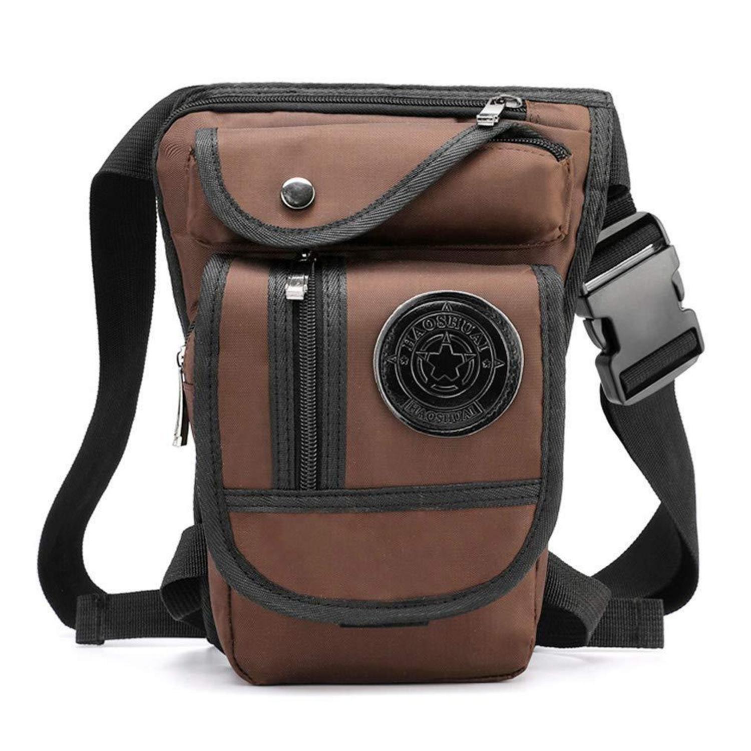 Beintasche Motorrad Reitertasche Canvas Hüfttasche Wasserabweisend Für Outdoor