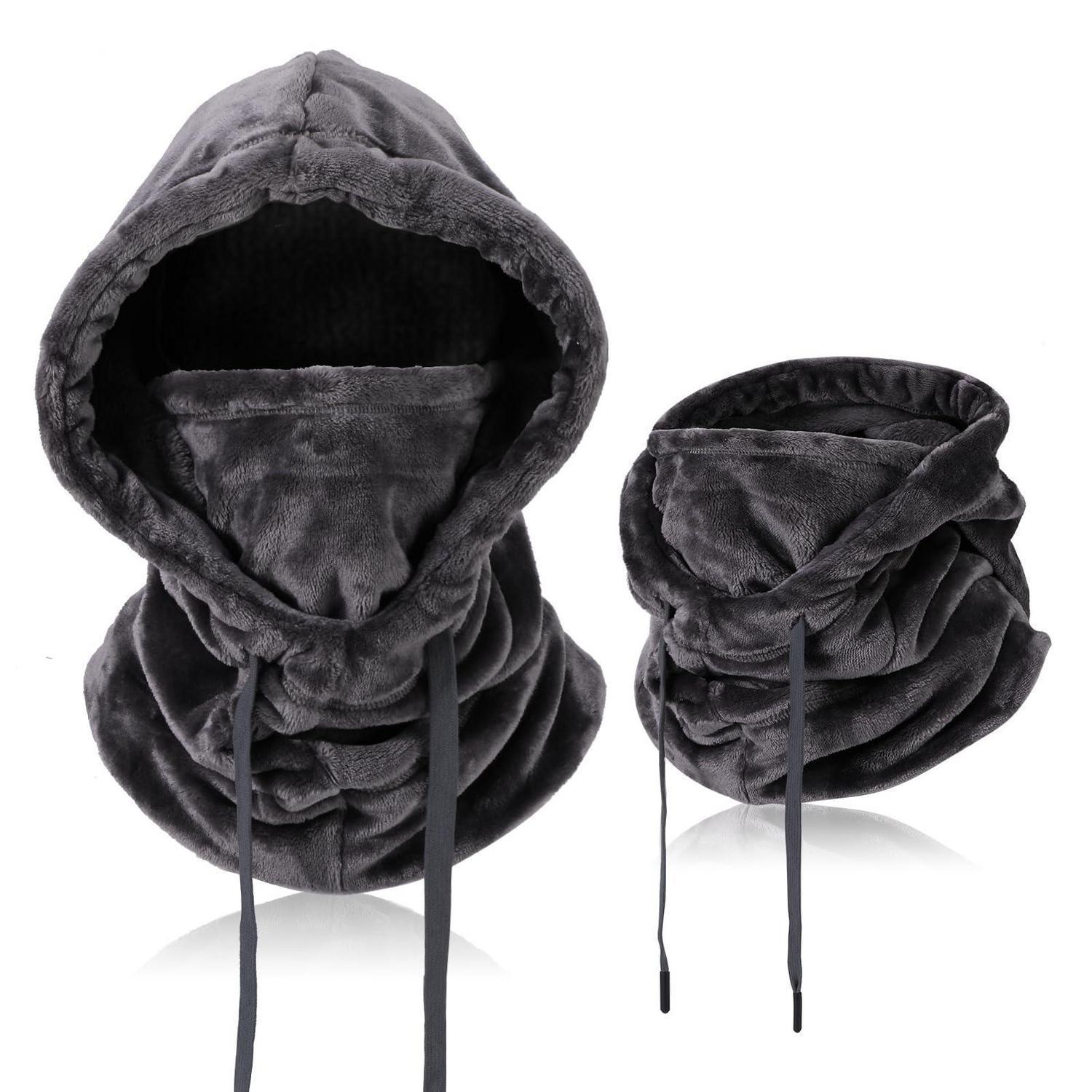 Sturmhaube Mit Nackenwärmer, Winddicht & Warm, Für Damen Und Herren