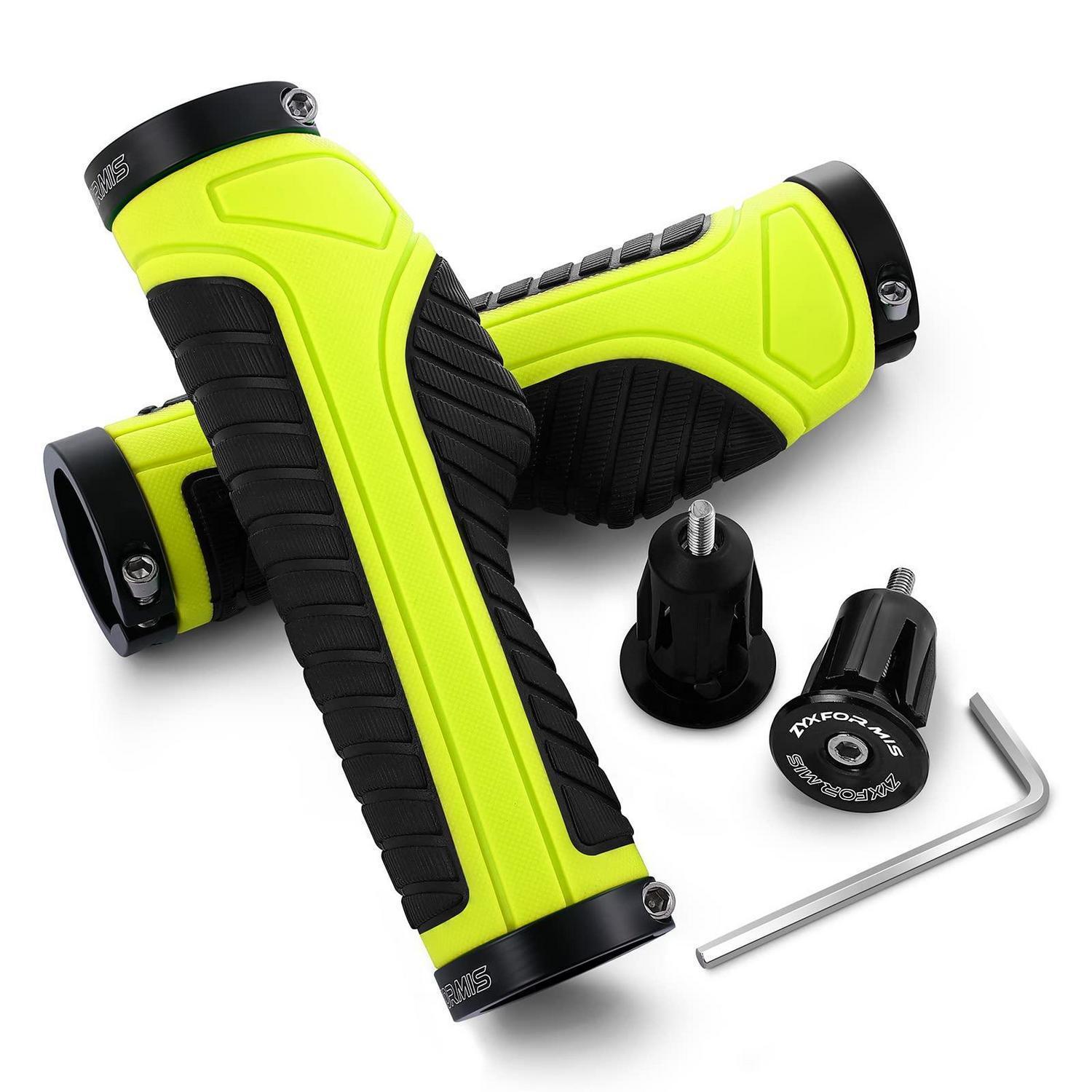 Fahrradgriffe Ergonomisch Mtb Lenkergriffe Rutschfest Gummi Mit Lock-on Design Gelb