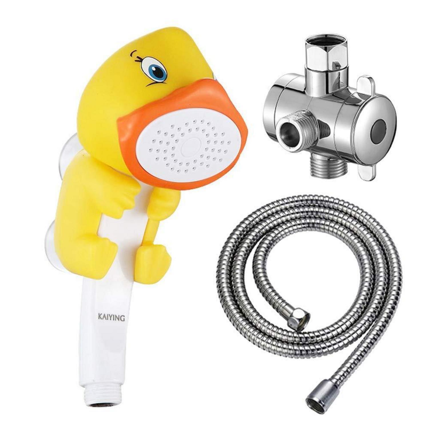 Duschkopf Für Kinder Ente Mit Schlauch Und Umschaltventil, Gelb