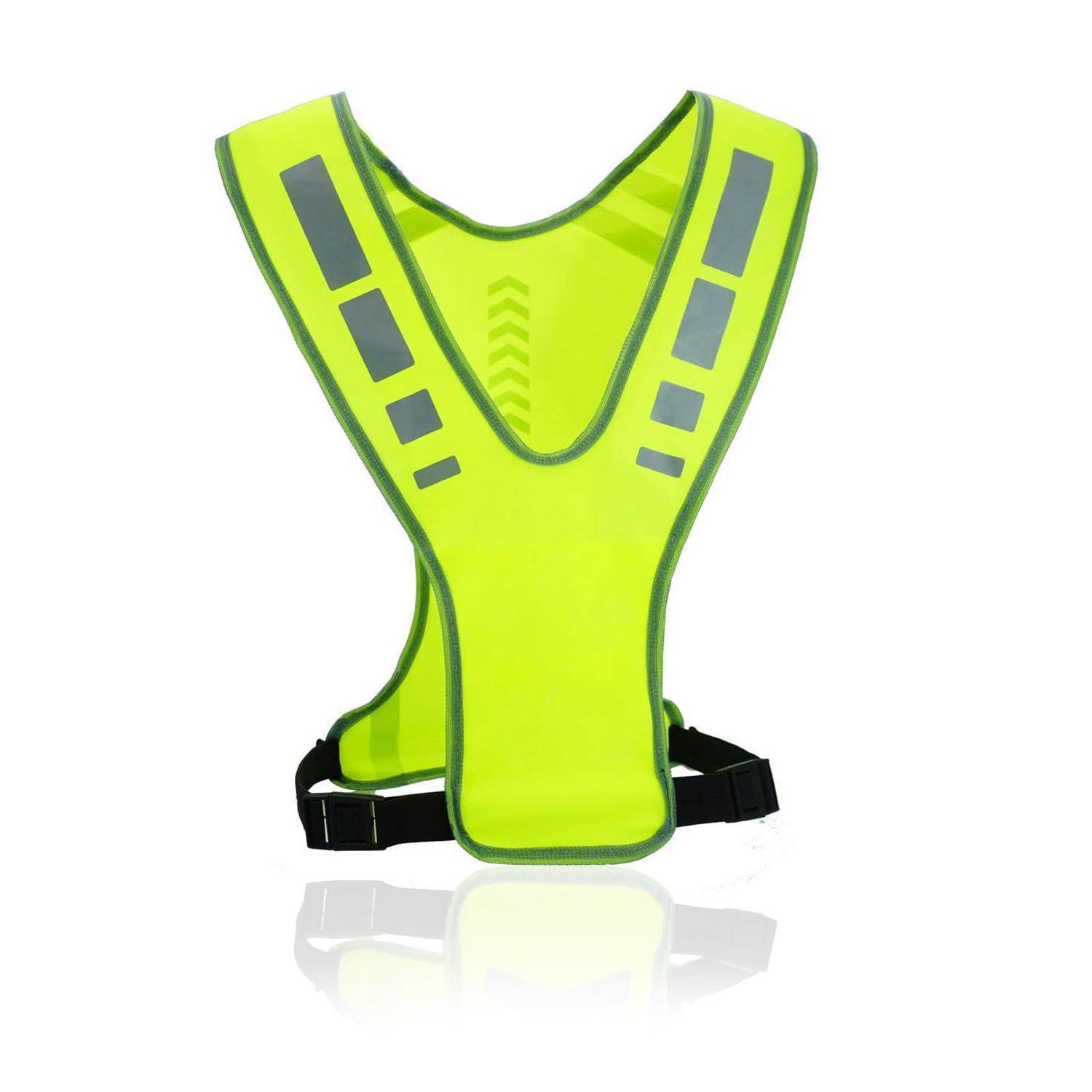 Reflektorweste Für Damen & Herren, Atmungsaktiv, Verstellbar, Für Laufen, Radfahren, Joggen