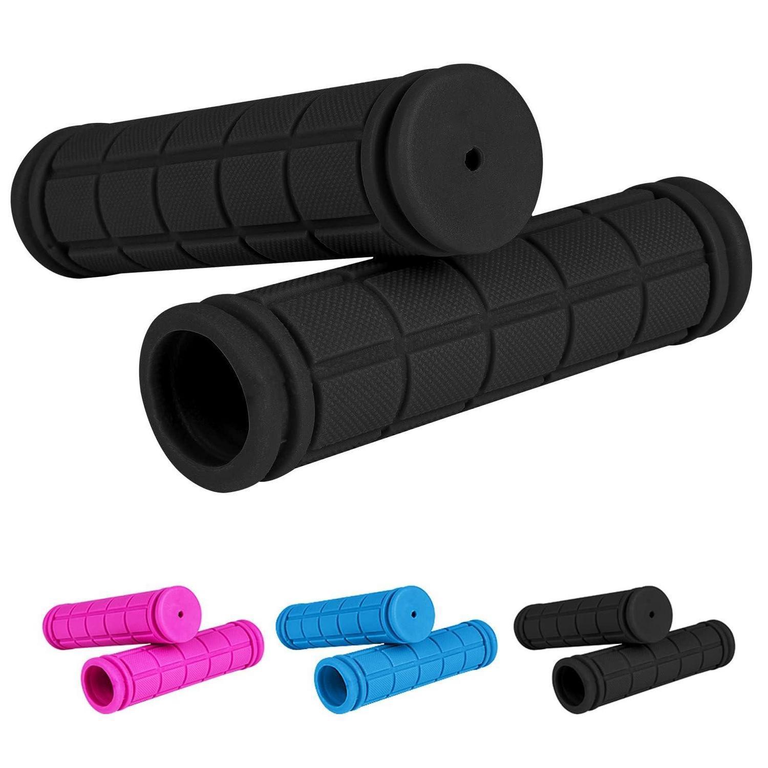 Fahrradgriffe Kinder 22mm Lenkergriffe Gummi Prallschutz Für Roller Laufrad Schwarz