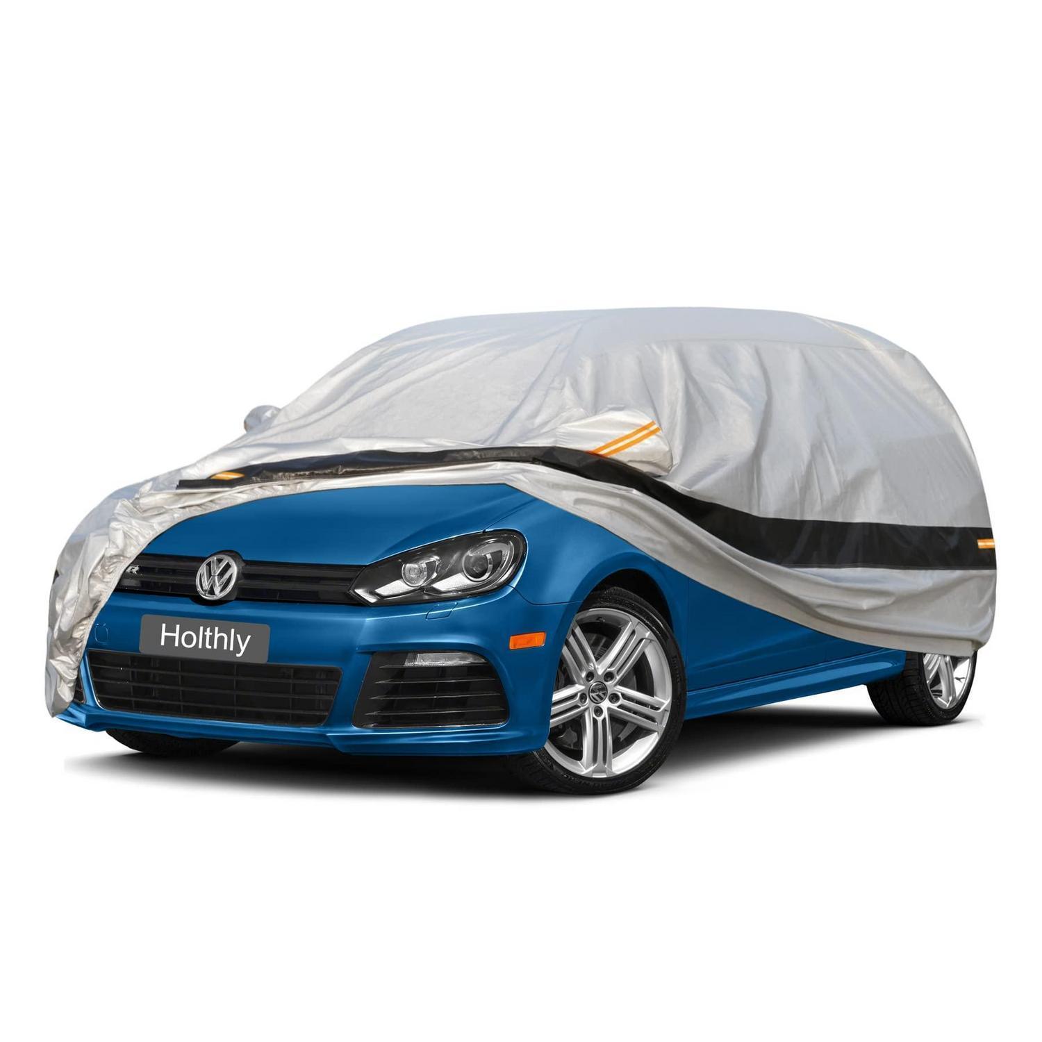 Autoabdeckung 10 Schichten Wasserdicht Atmungsaktiv Für Vw Scirocco (2008-2017) Silber