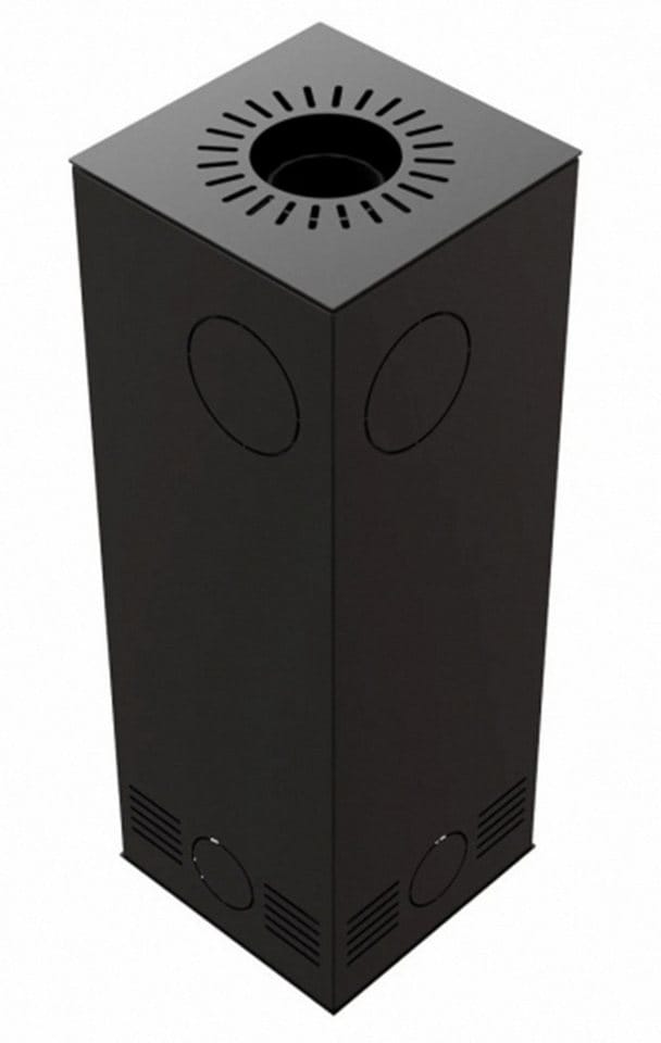 ILDNORD Eck-Kaminofen ODYN und 8 kW