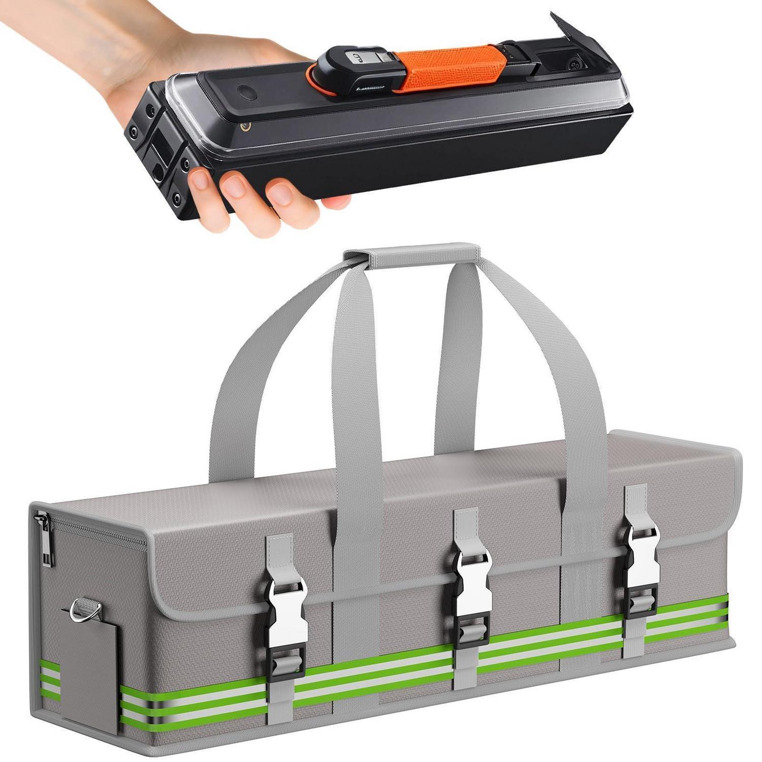 Feuerfeste E-bike Akku Tasche, Lipo Safe Bag Mit 8-schicht-brandschutz, 50x16x16cm