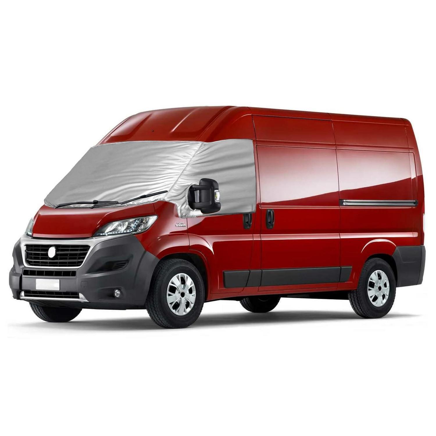 Thermo Scheibenabdeckung Für Fiat Ducato 2006-2024, Winter & Sommer, Verdunkelung