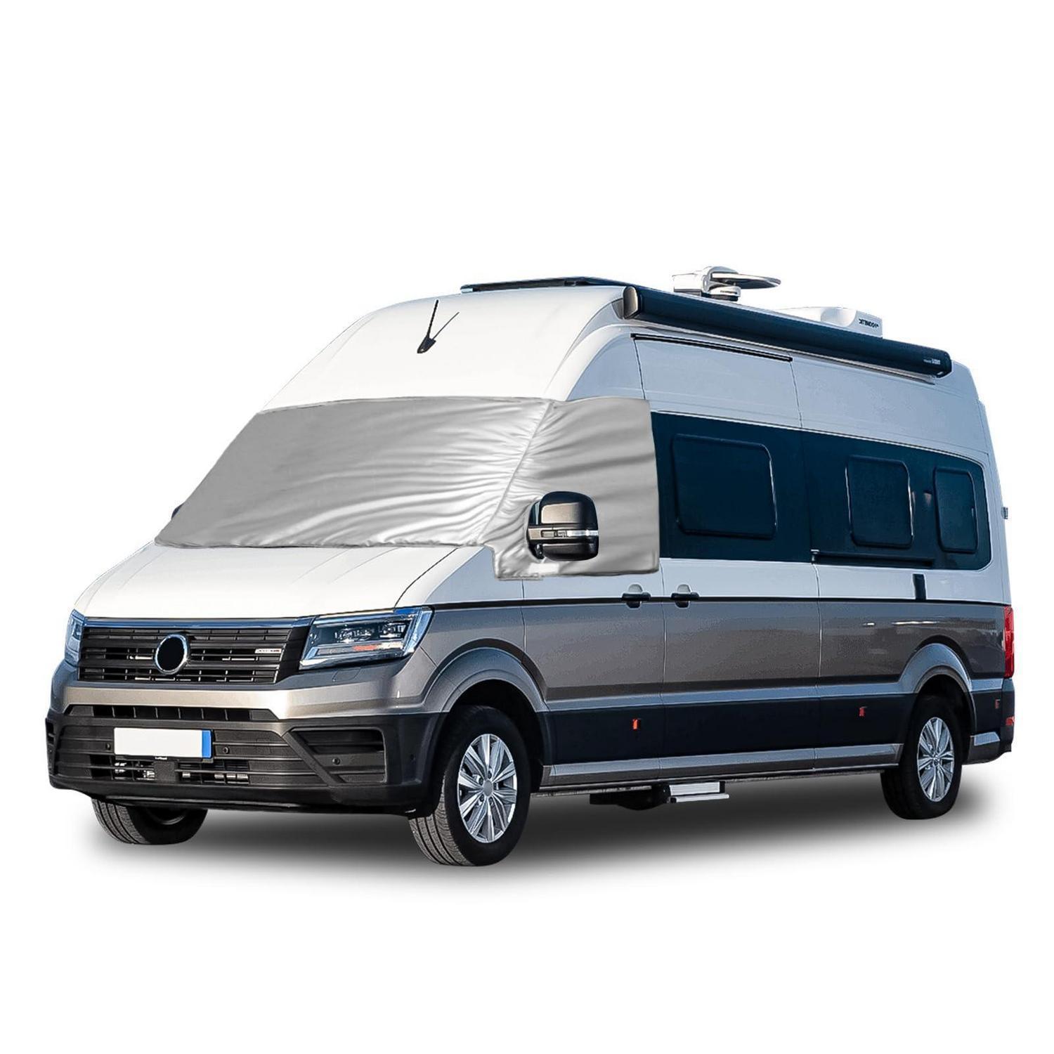 Thermo Scheibenabdeckung Für Vw Crafter/grand California 2018-2024, Silber, Sichtschutz