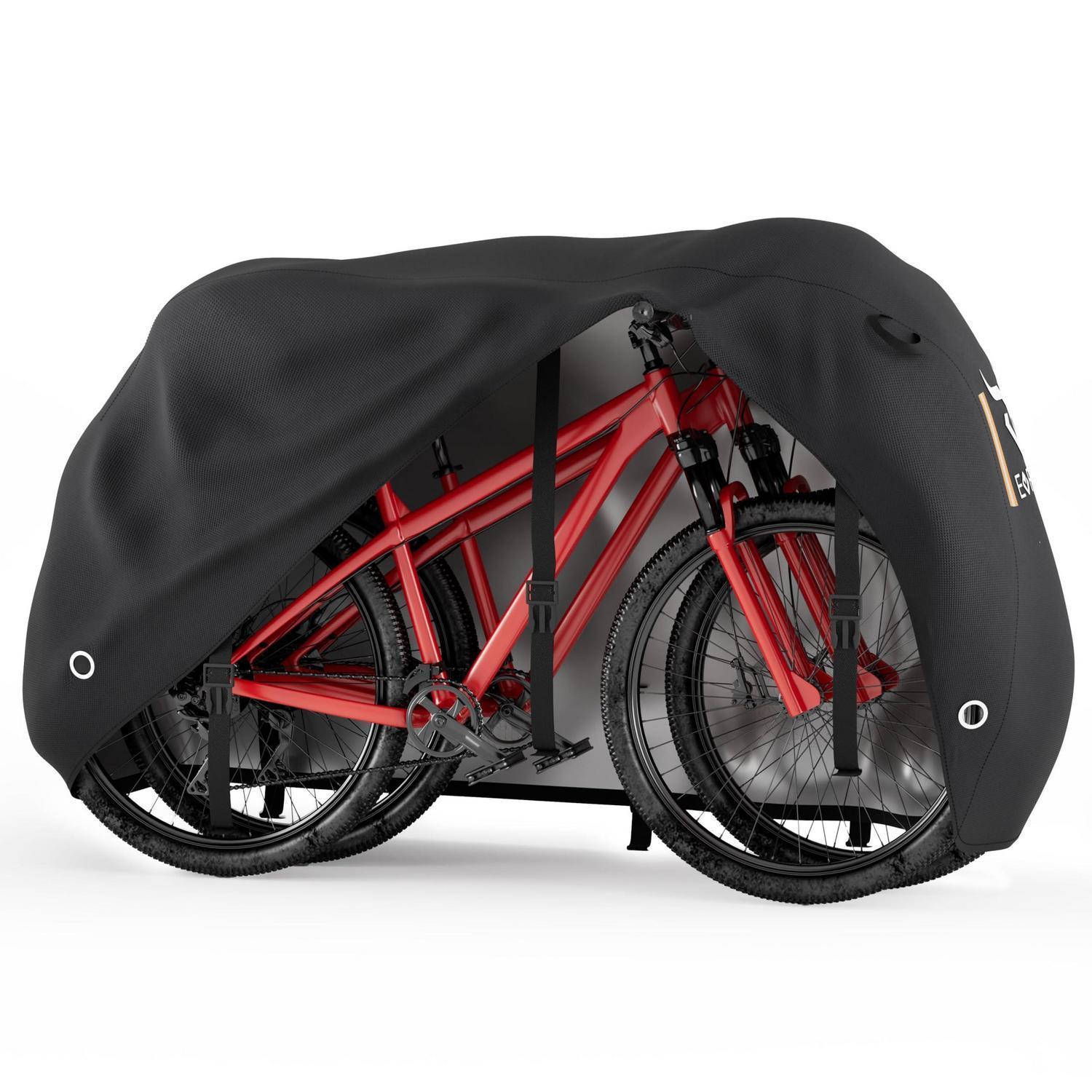 Fahrradabdeckung Für 1-2 Fahrräder, 420d Wasserdicht, Outdoor, Mit Schlossöffnung