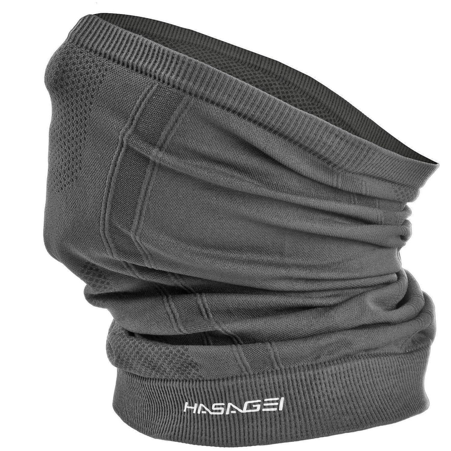 Halbe Sturmhaube Atmungsaktiv Für Sport & Outdoor, Herren & Damen, Grau
