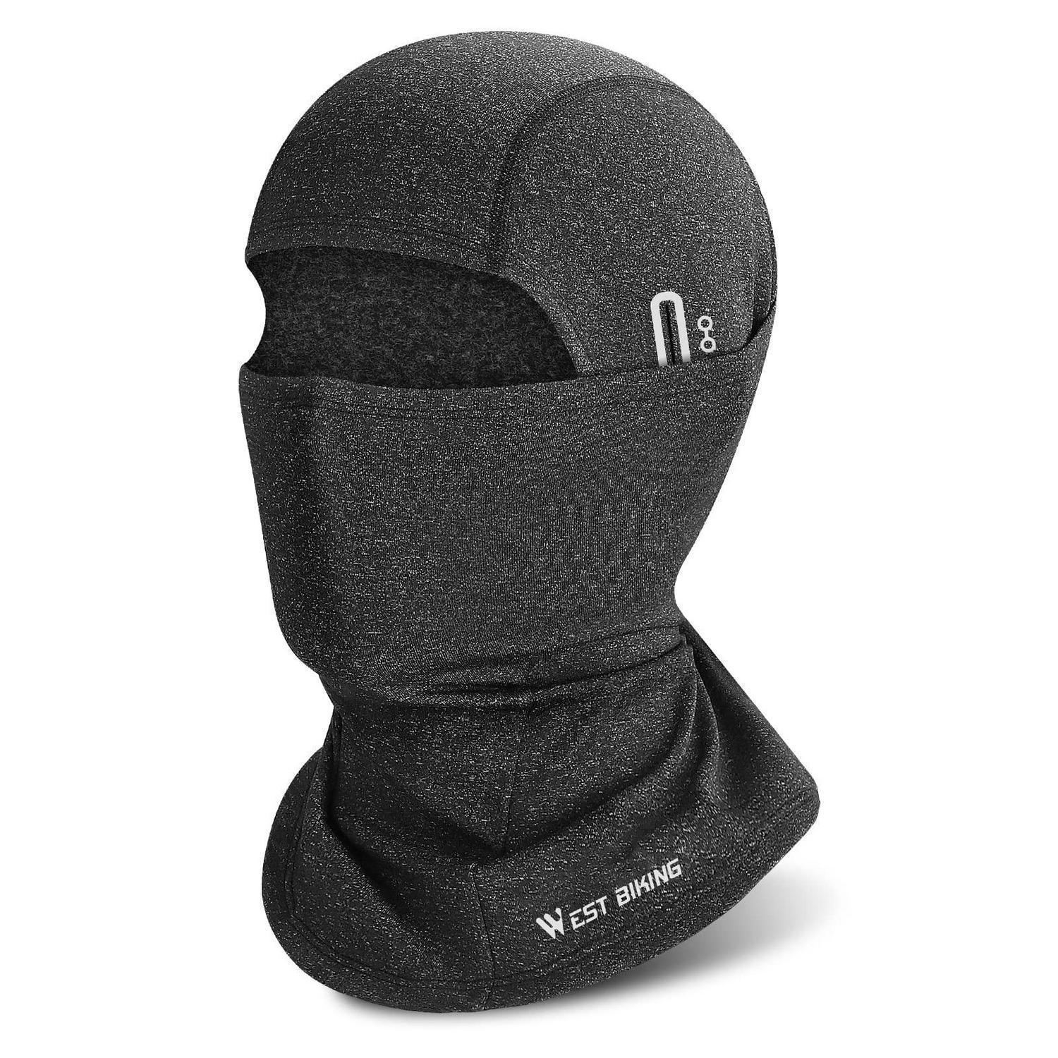 Sturmhaube Balaclava Für Damen Und Herren, Warm, Winddicht, Atmungsaktiv, Einheitsgröße Grau