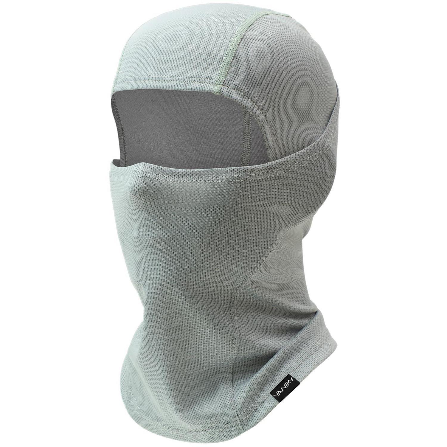 Sturmhaube Atmungsaktiv Mit Uv-schutz, Herren Damen, Für Outdoor & Sport, Hellgrau