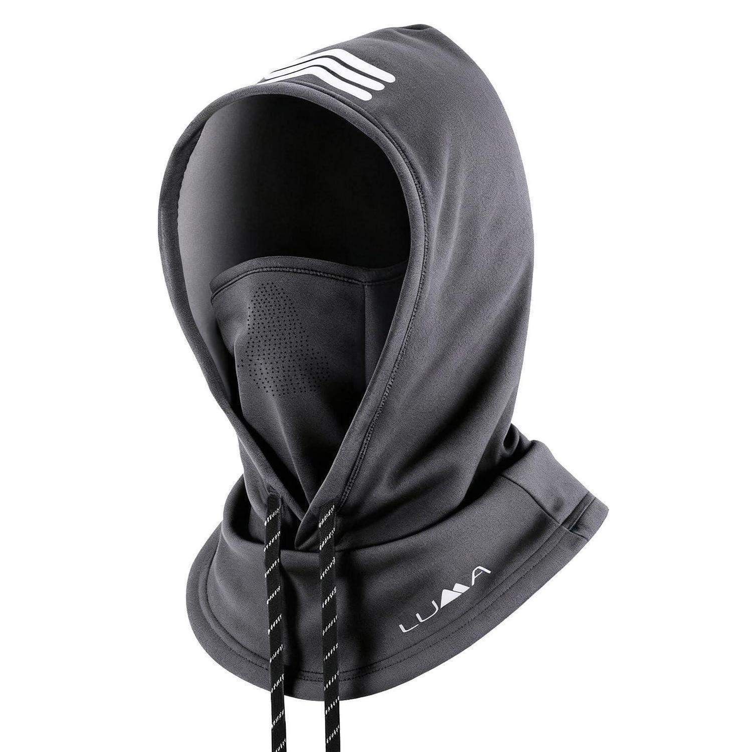 Sturmhaube Winter Balaclava Für Damen Herren, Winddicht Atmungsaktiv, Thermo Fleece, Grau