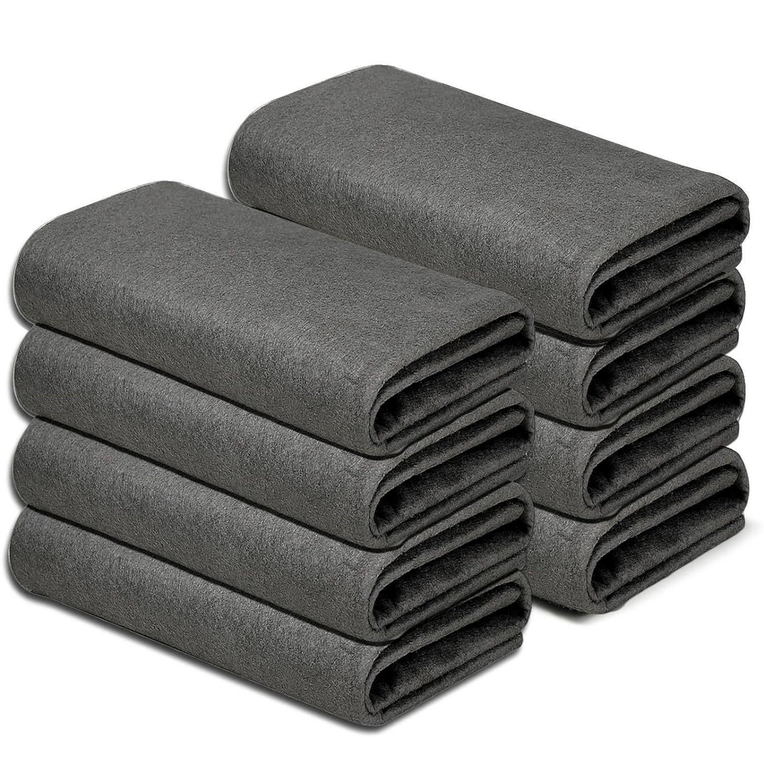 8er Set Verdickte Reinigungstücher 30x30cm, Spurenlos & Saugstark Für Auto, Fenster, Glas
