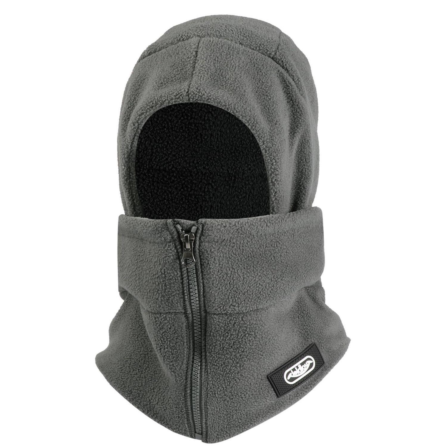 Sturmhaube Thermo Fleece Balaclava Mit Reißverschluss Für Damen Und Herren, Winddicht Und Atmungsaktiv
