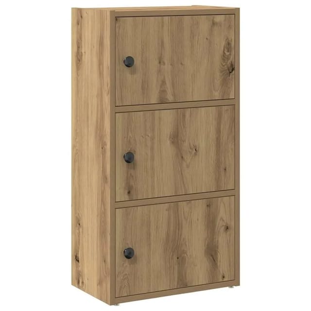 vidaXL Bücherregal Artisan-Eiche 40x24x77 cm Holzwerkstoff 860372
