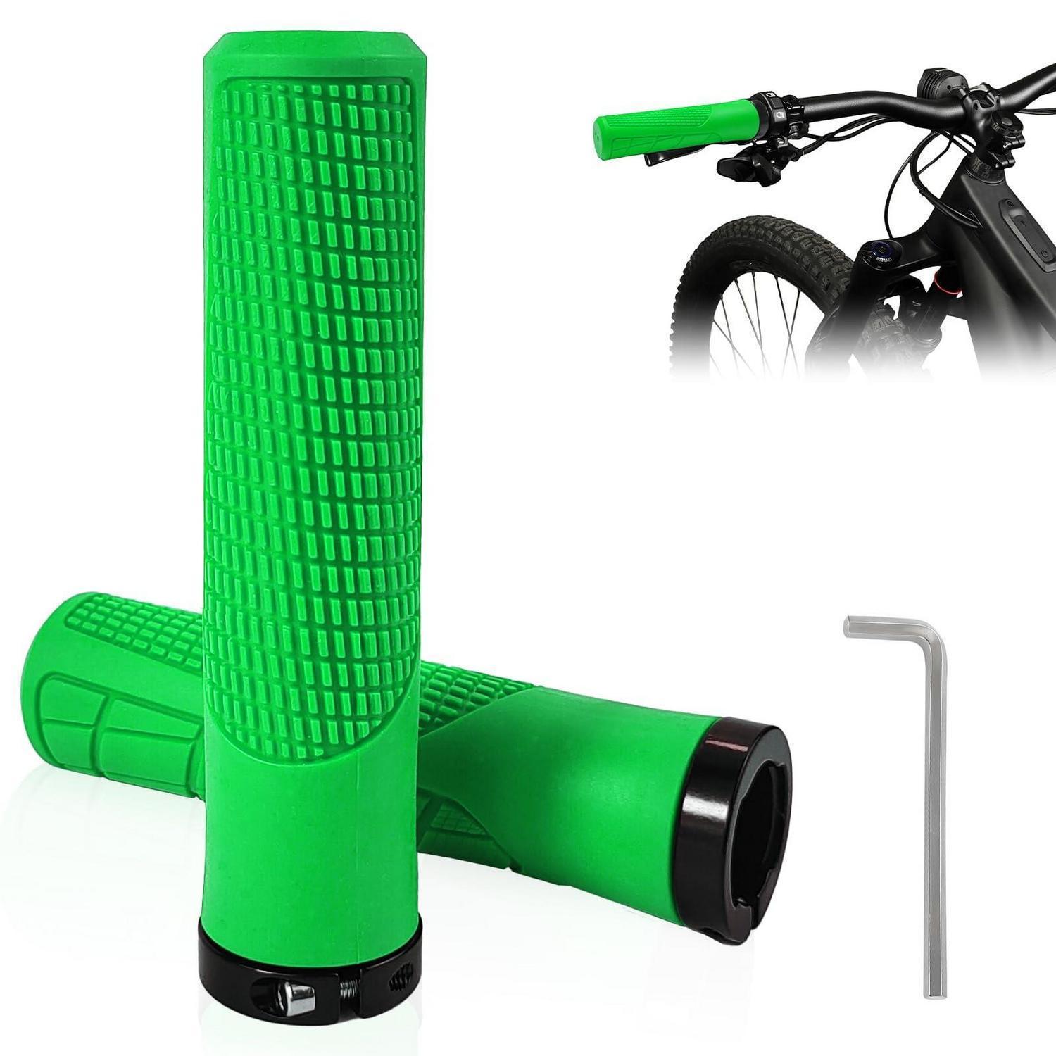 Ergonomische Fahrradgriffe 22mm Universal Für Mtb, E-bike, Citybike Grün