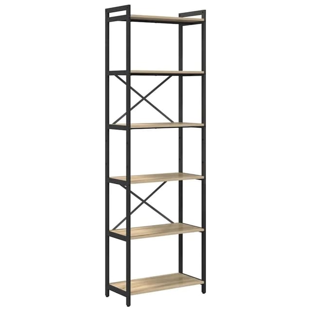 vidaXL Bücherregal Sonoma-Eiche 40 x 30 x 85 cm Holzwerkstoff 868378