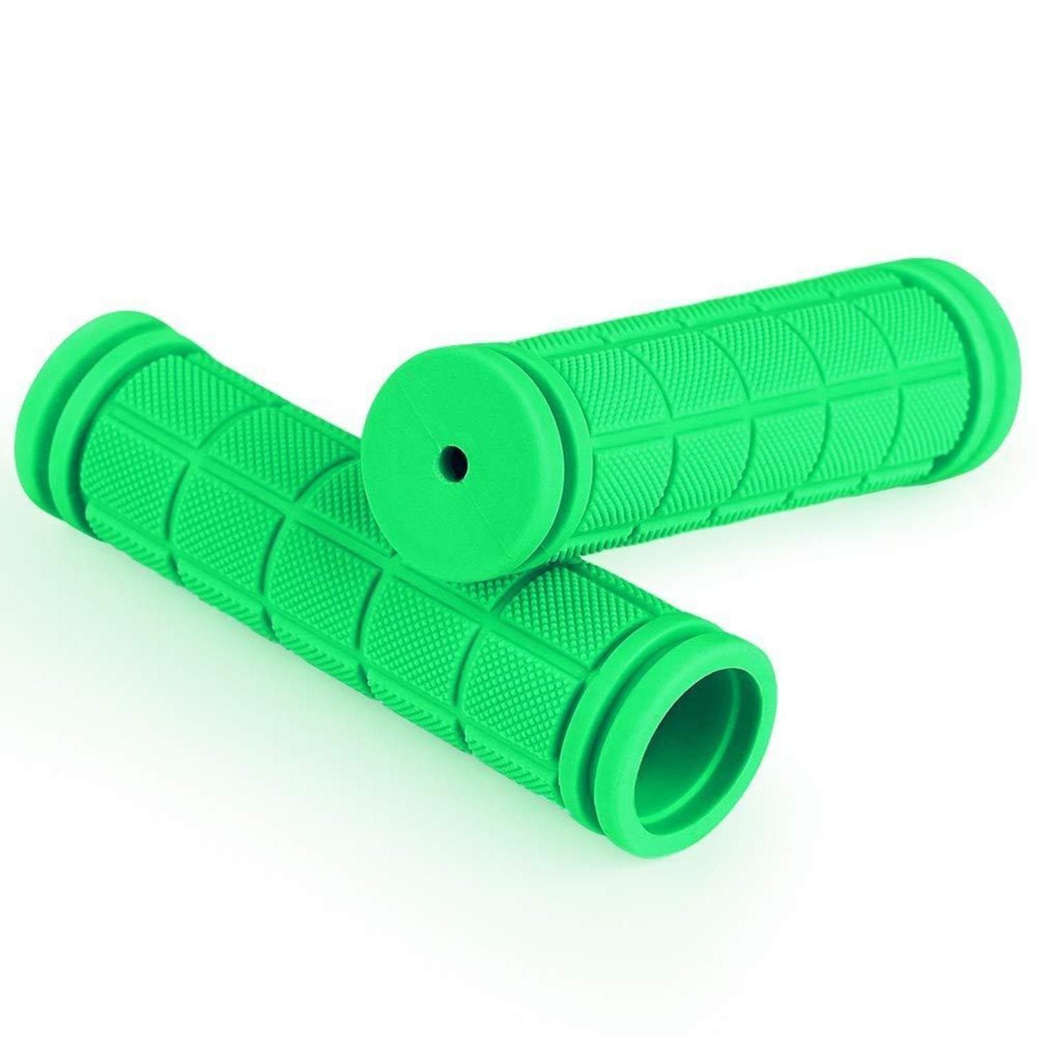 Fahrradgriffe Ergonomisch Rutschfest Weich Gummi Grün 22mm