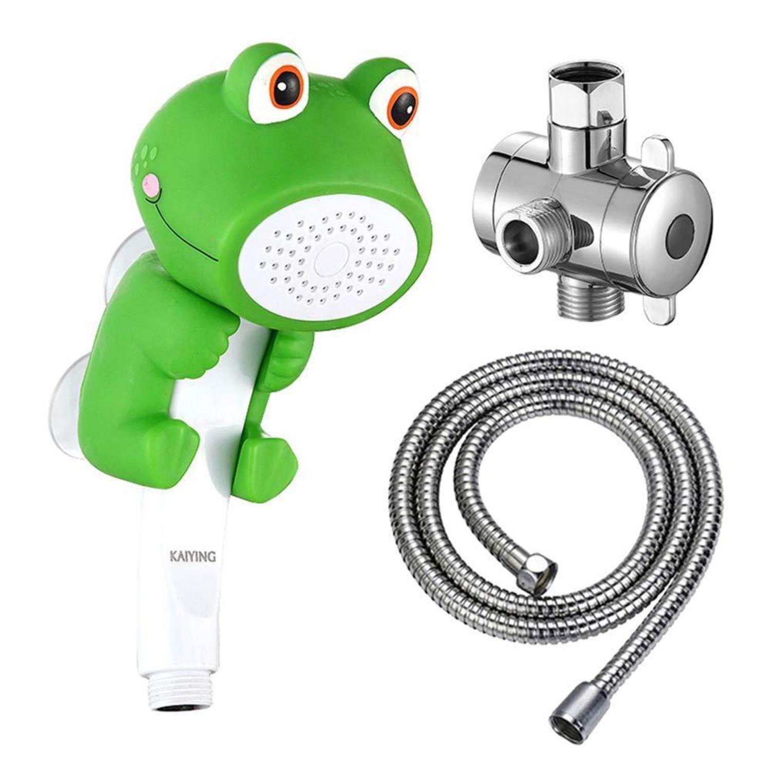 Duschkopf Frosch Set Für Kinder Mit Schlauch Und Umschaltventil