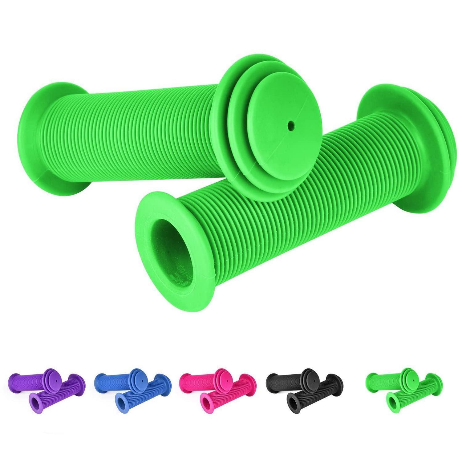Fahrradgriffe Kinder 22mm Lenkergriffe Mit Prallschutz Für Roller Laufrad Grün