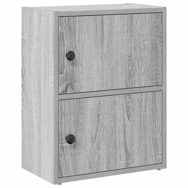 vidaXL Bücherregal Grau Sonoma 40x24x52 cm Holzwerkstoff 860360