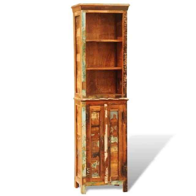 vidaXL Bücherregal Altholz Massivholz Vintage 241433