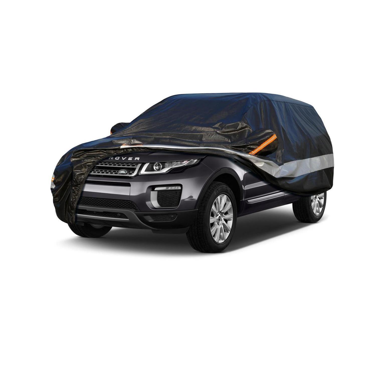 Autoabdeckung 10 Schichten Wasserdicht Atmungsaktiv Für Evoque (2011-2023) Schwarz