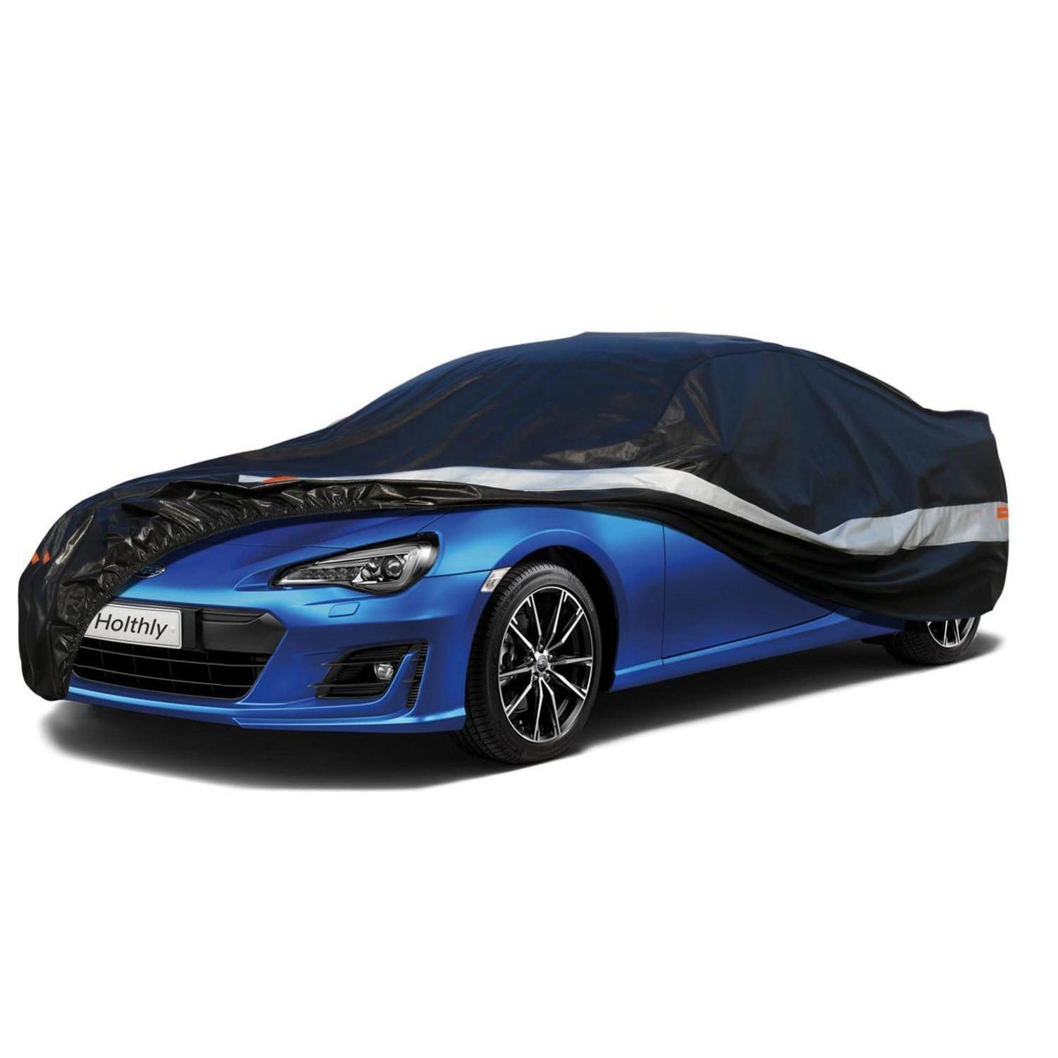 Autoabdeckung 10 Schichten Wasserdicht Atmungsaktiv Für Subaru Brz (2012-2023) Schwarz