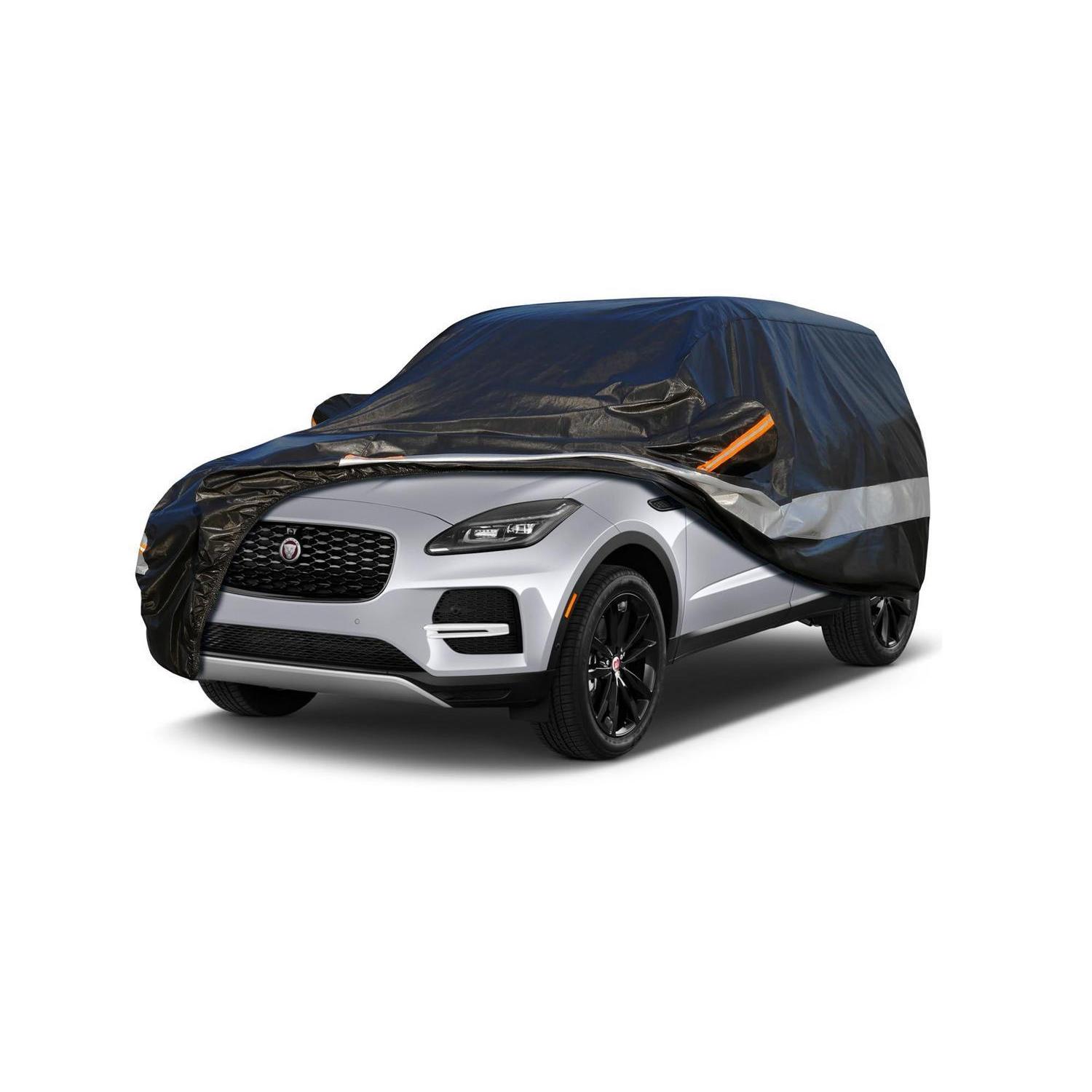 Autoabdeckung 10 Schichten Wasserdicht Atmungsaktiv Für Jaguar E-pace (2017-2023) Schwarz