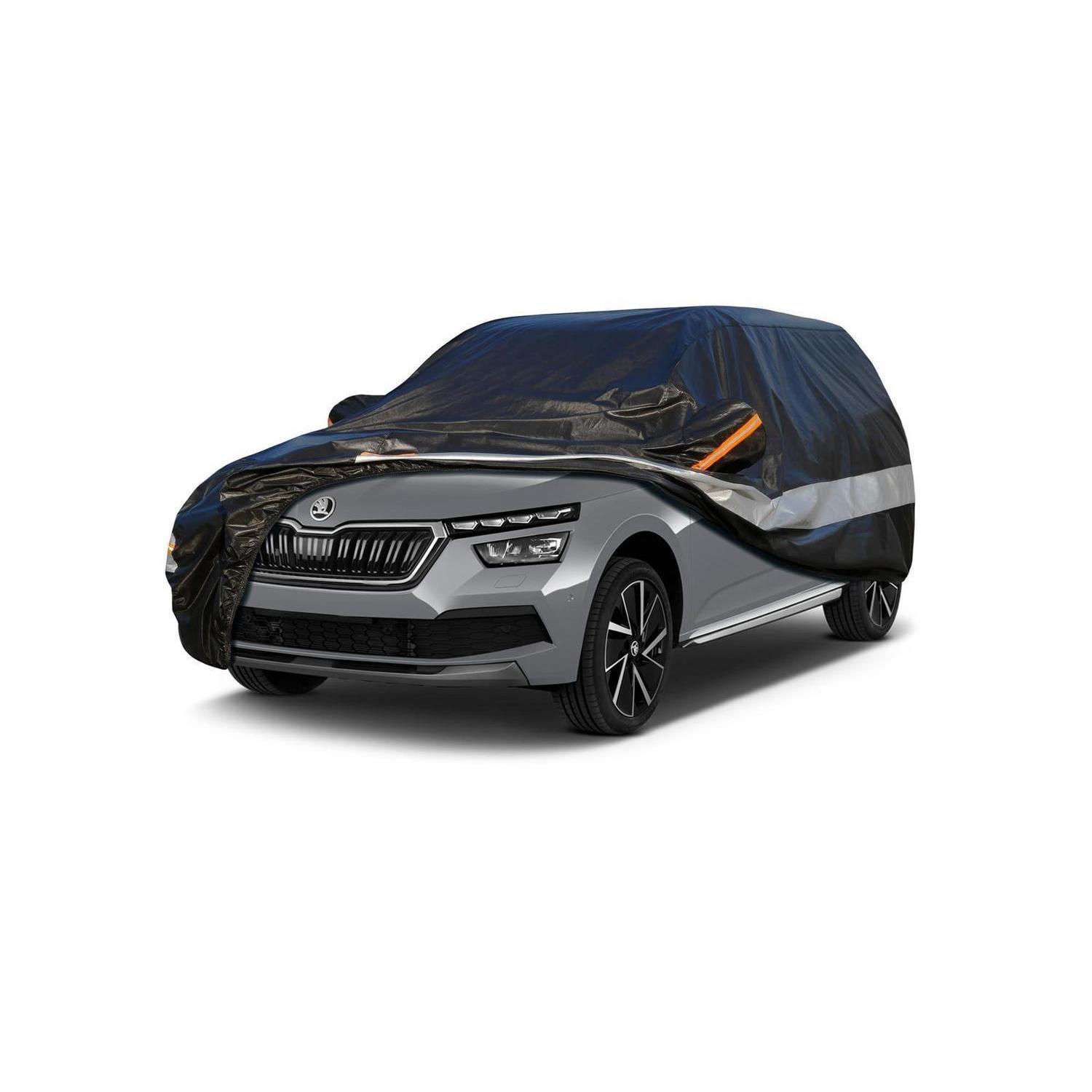 Autoabdeckung 10 Schichten Wasserdicht Atmungsaktiv Für Skoda Kamiq (2018-2023) Schwarz