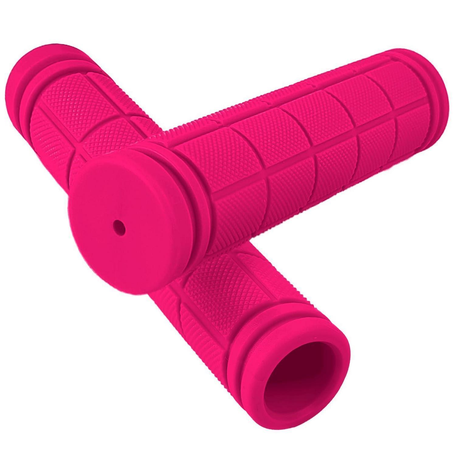 2 Stück Fahrradgriffe Ergonomische Lenkergriffe 22mm Gummi Für Mountainbike Roller Rosa