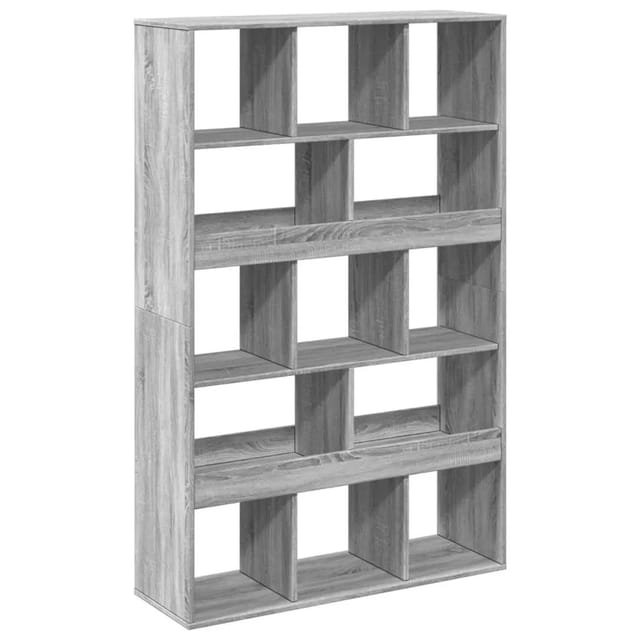 vidaXL Bücherregal Grau Sonoma 100x33x156,5 cm Holzwerkstoff 3309371