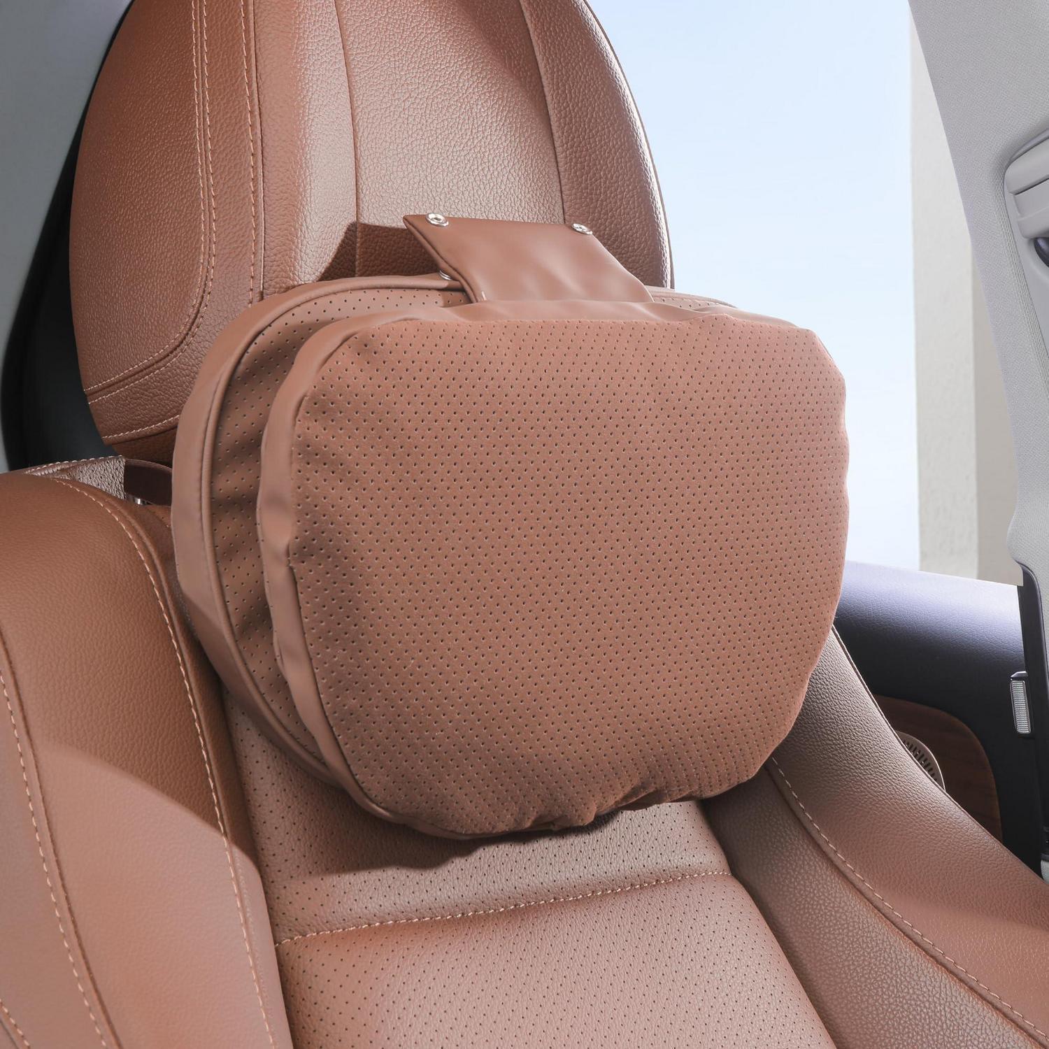 Auto Nackenkissen Mit Dual-surface Technologie, Braun
