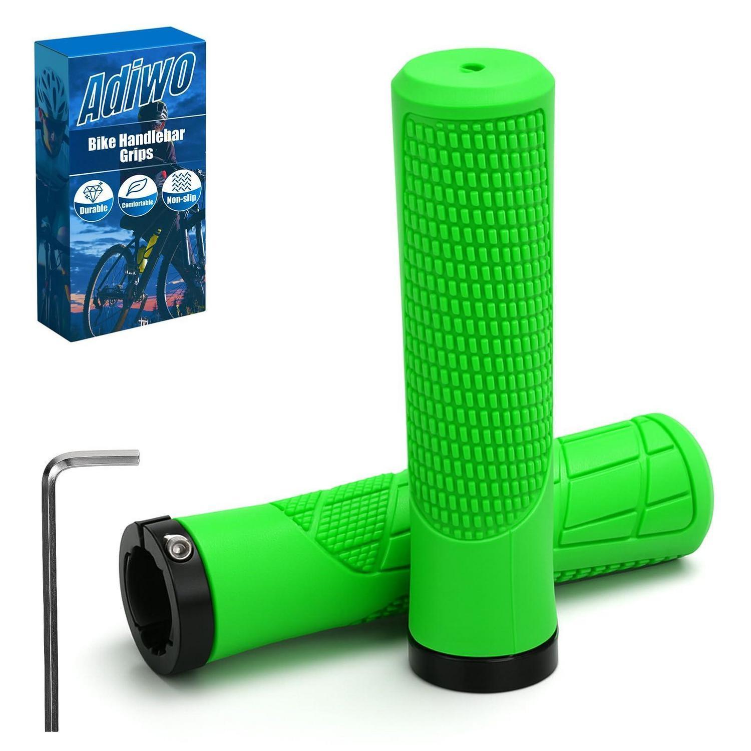 Ergonomische Fahrradgriffe Für 22,2mm Lenker, Rutschfest, Tpe-gummi, Fruchtgrün