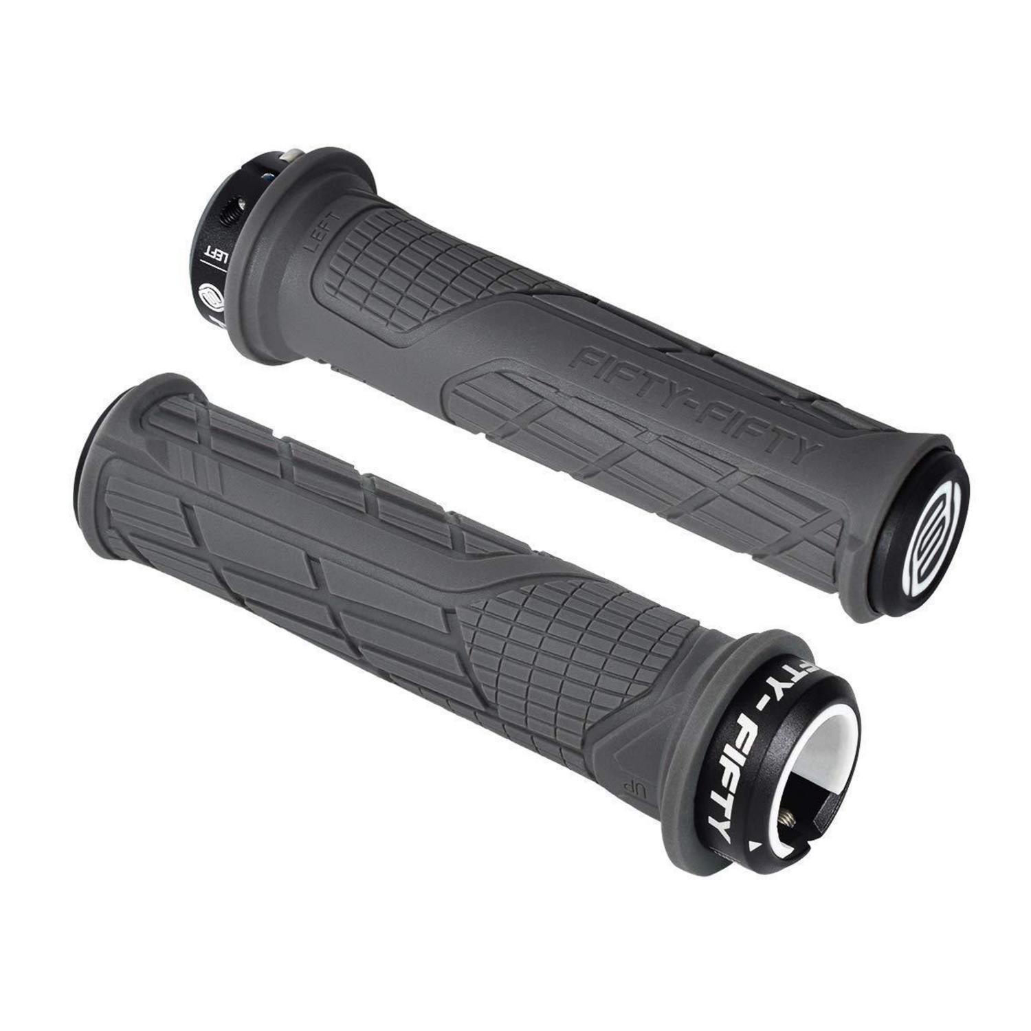 Fahrradgriffe Mtb Gummi Single Lock-on Für Mountainbike E-bike Grau