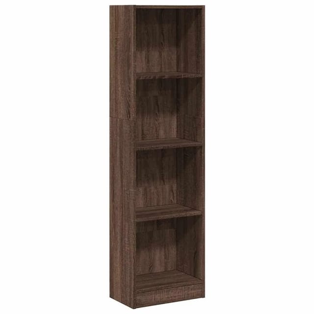 vidaXL Bücherregal Braun Eichen-Optik 40x24x143 cm Holzwerkstoff 857789
