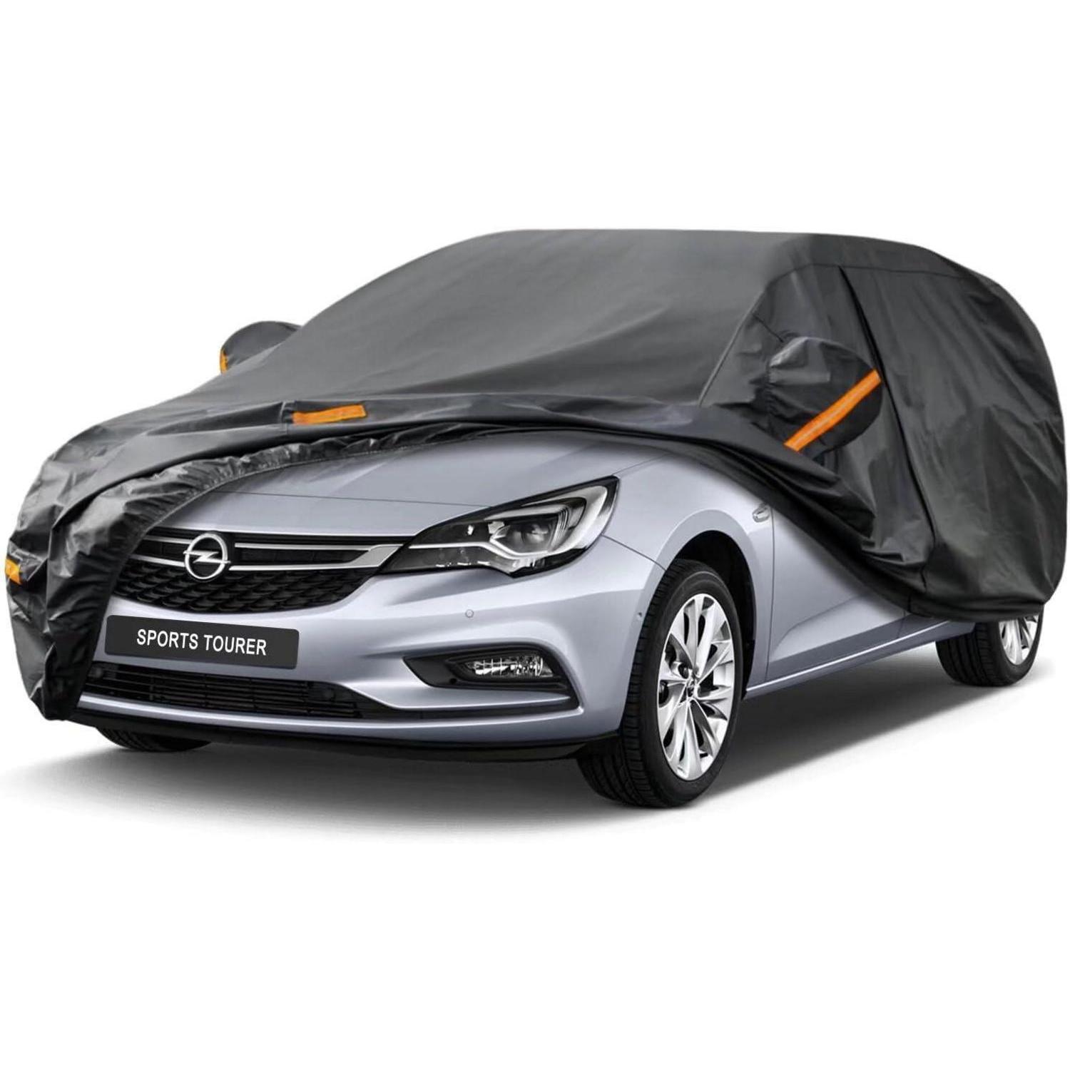 Kombinierte Autoplane Wasserdicht Atmungsaktiv Für Opel Astra L/k/j Sports Tourer (2004-2025) Schwarz