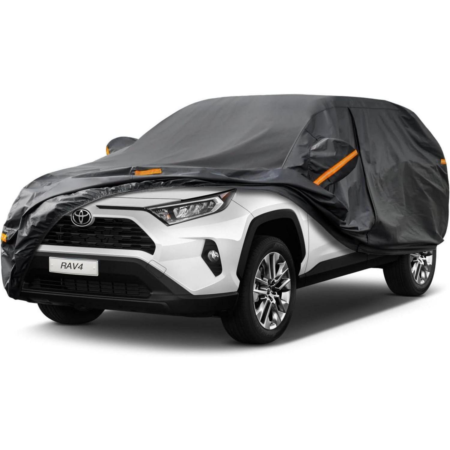 Vollgarage Autoplane Für Toyota Rav4 (2008-2025) Wasserdicht Staubschutz Mit Reflektoren
