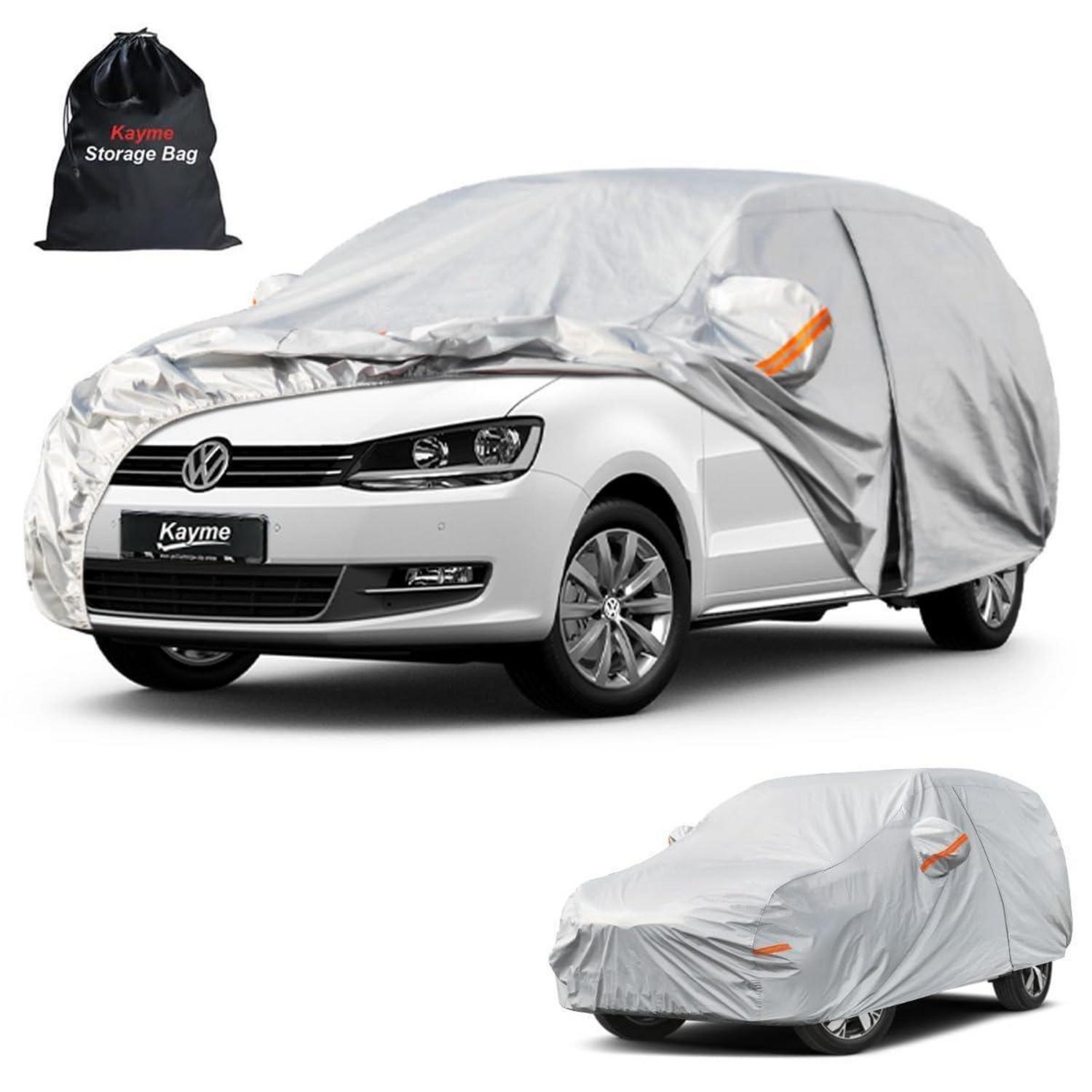 Autoplane Wasserdicht Atmungsaktiv Für Vw Sharan (1995-2025) 6-schichten Vollgarage Staubschutz Silber