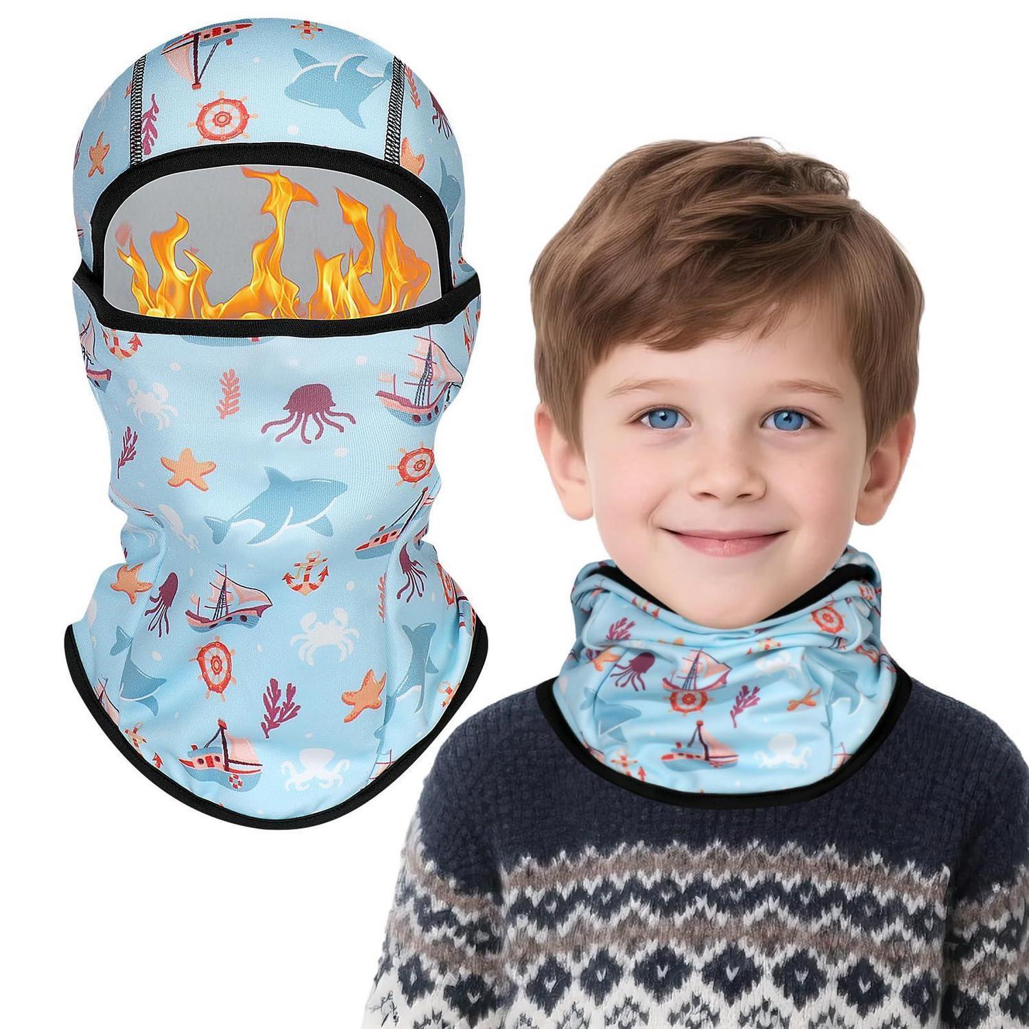 Kinder Sturmhaube Mit Cartoon-motiven, Thermo-balaclava Für Jungen & Mädchen
