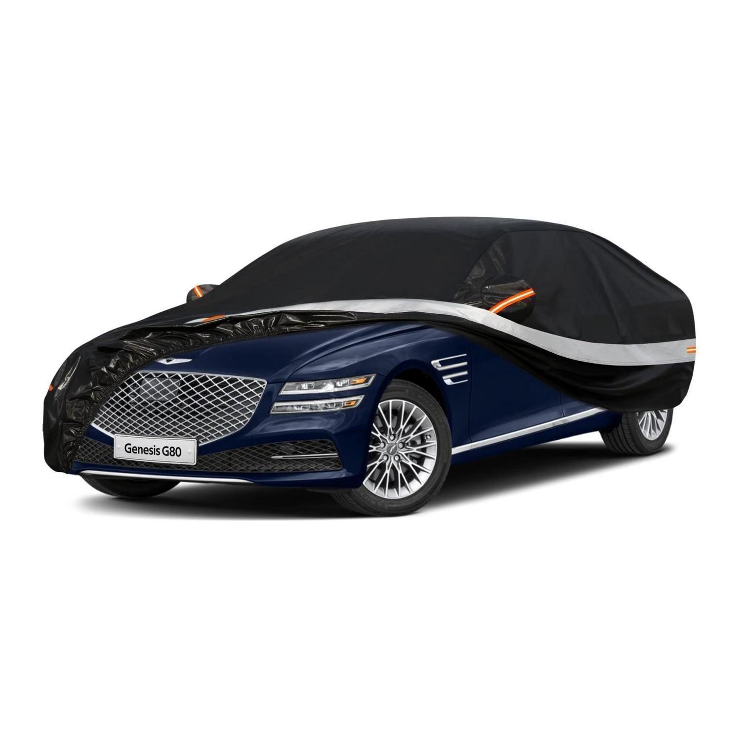 Wasserdichte Autoplane Für Hyundai Genesis G80 (2017-2024) - 10 Lagen Vollgarage Mit Wetterschutz