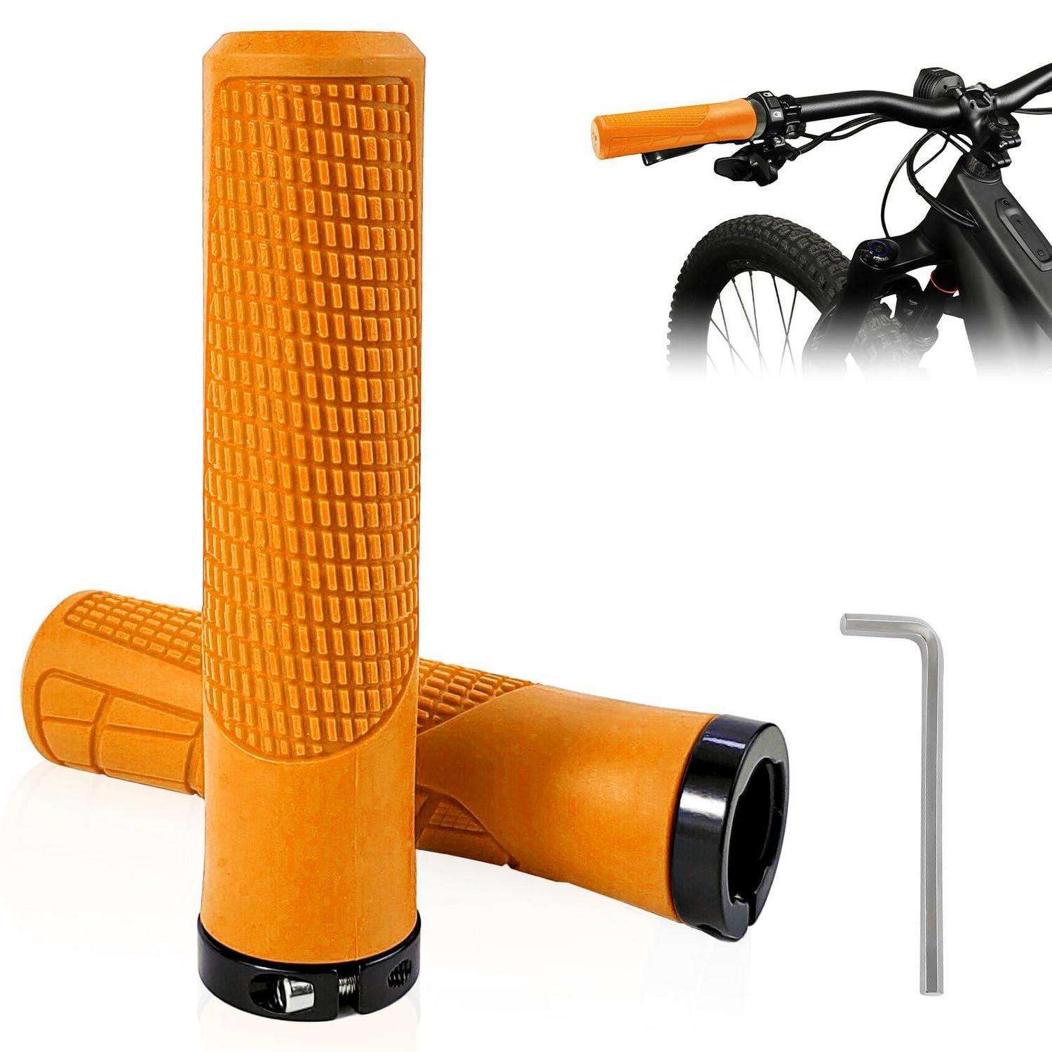 Ergonomische Fahrradgriffe Gelb, 22mm Universal Lenkergriffe Für Mtb, E-bike, Citybike