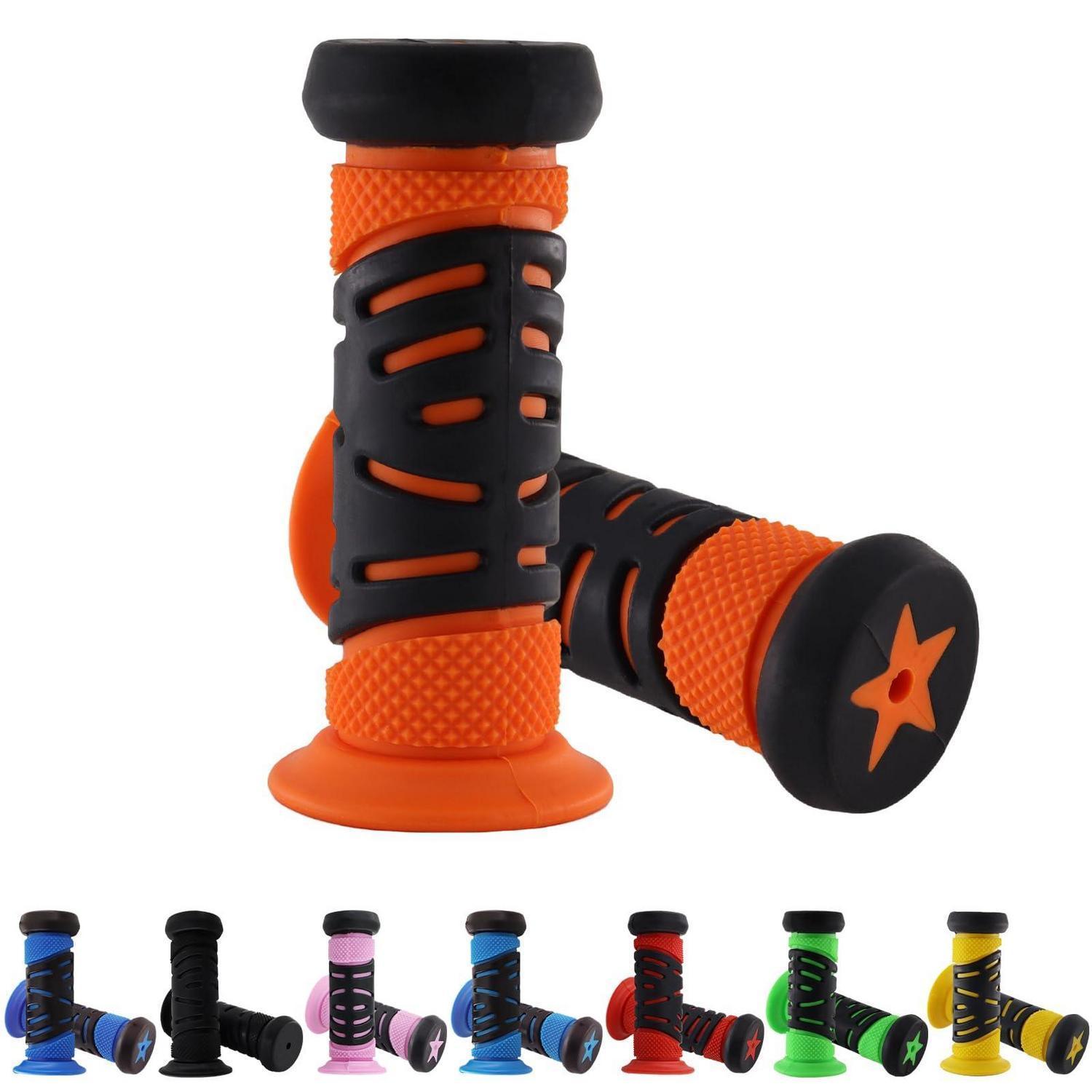 Fahrradgriffe Kinder Mit Prallschutz, 22mm, 95mm, Orange