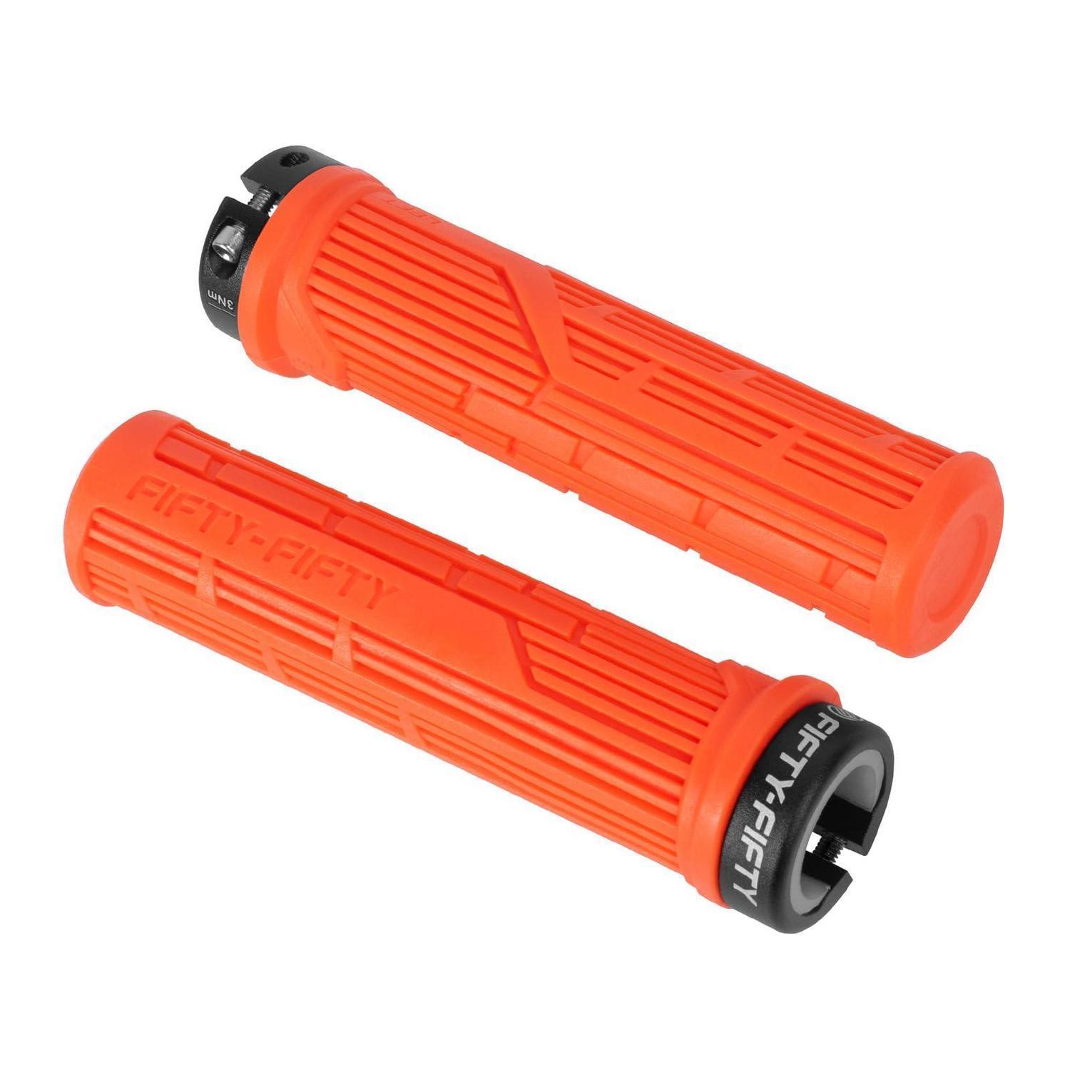 Fahrradgriffe Mountainbike Lock-on Weich Rutschfest Orange