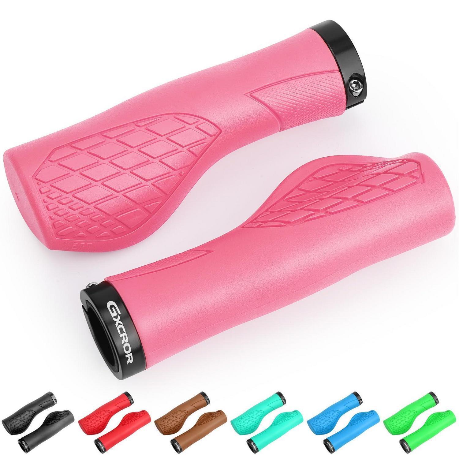Ergonomische Fahrradgriffe Für 22,2mm Lenker, Anti-rutsch, Rosa
